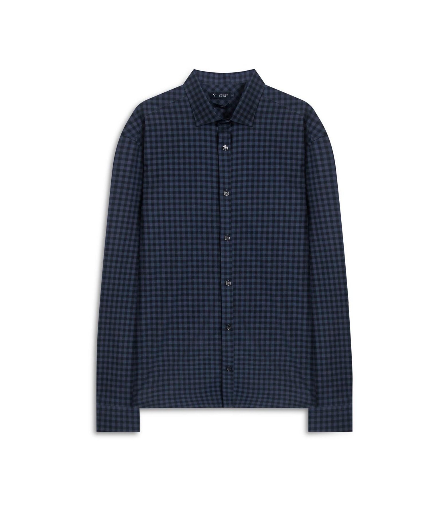 Camisa Cms Tric Nort Plaid Clsc Nw Ita Dark Navy