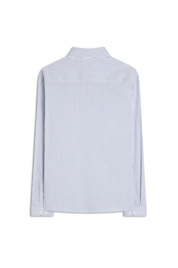 Camisa Cottom Slim Azul Bic