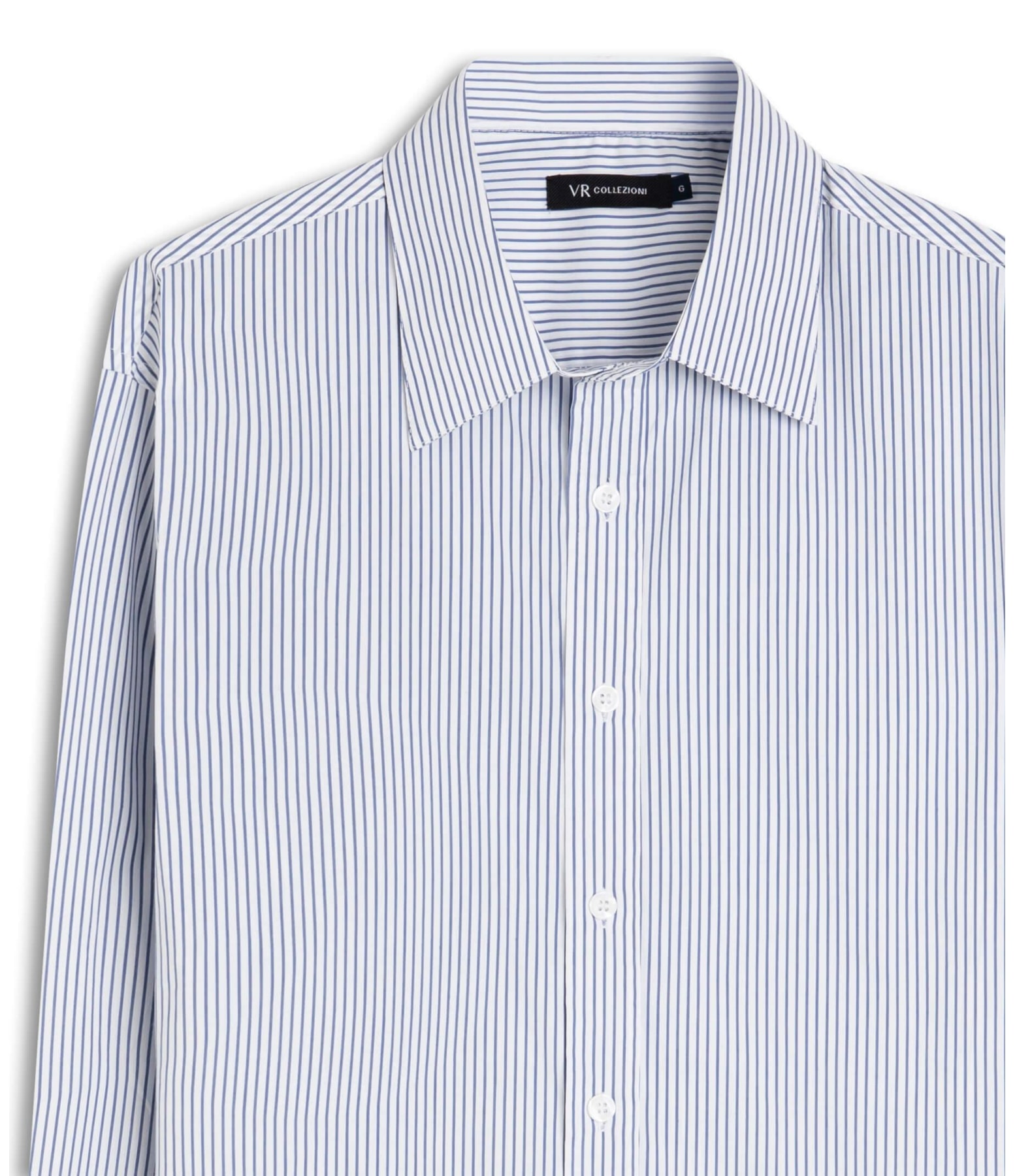 Camisa Cottom Slim Azul Bic