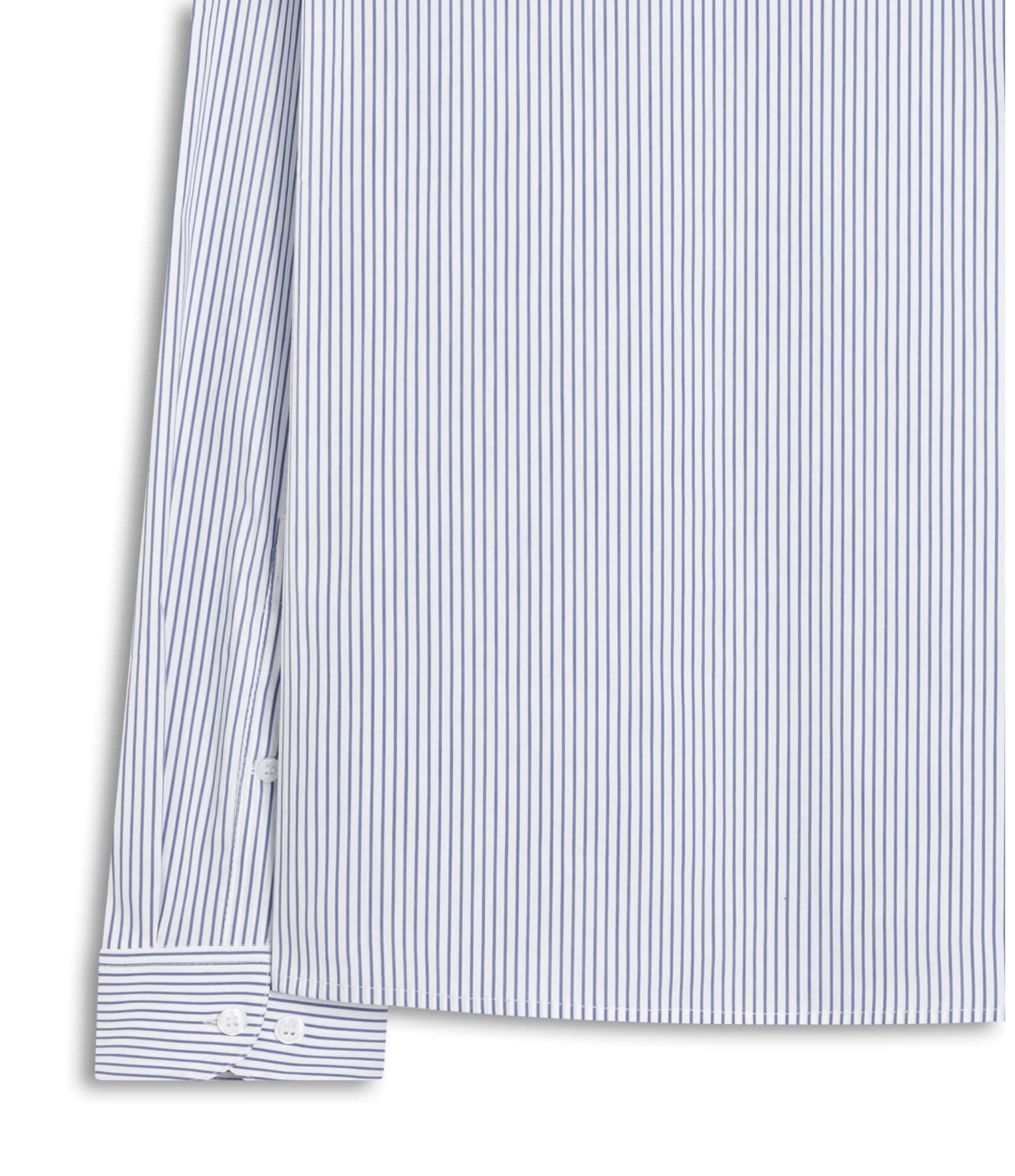Camisa Cottom Slim Azul Bic