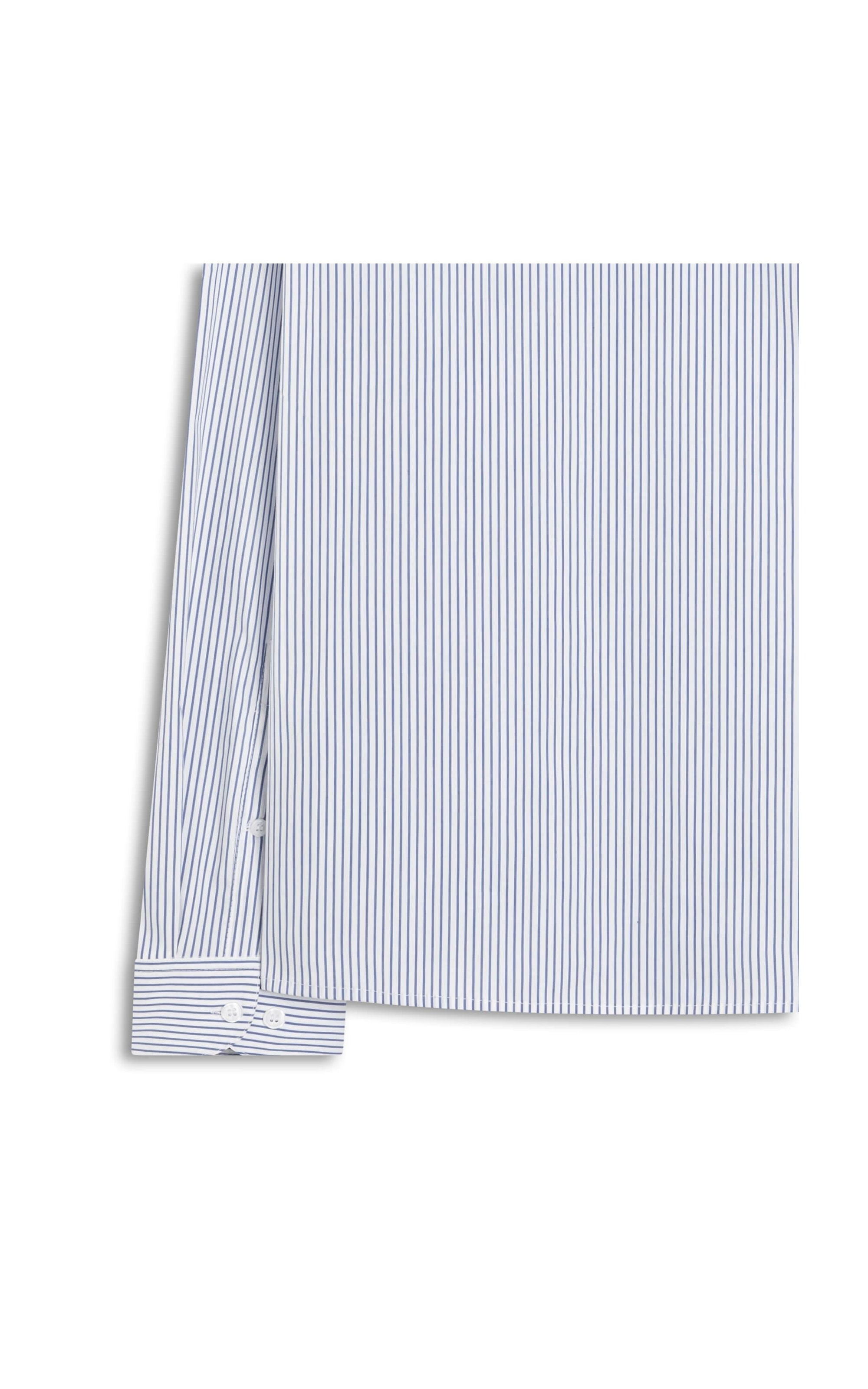 Camisa Cottom Slim Azul Bic