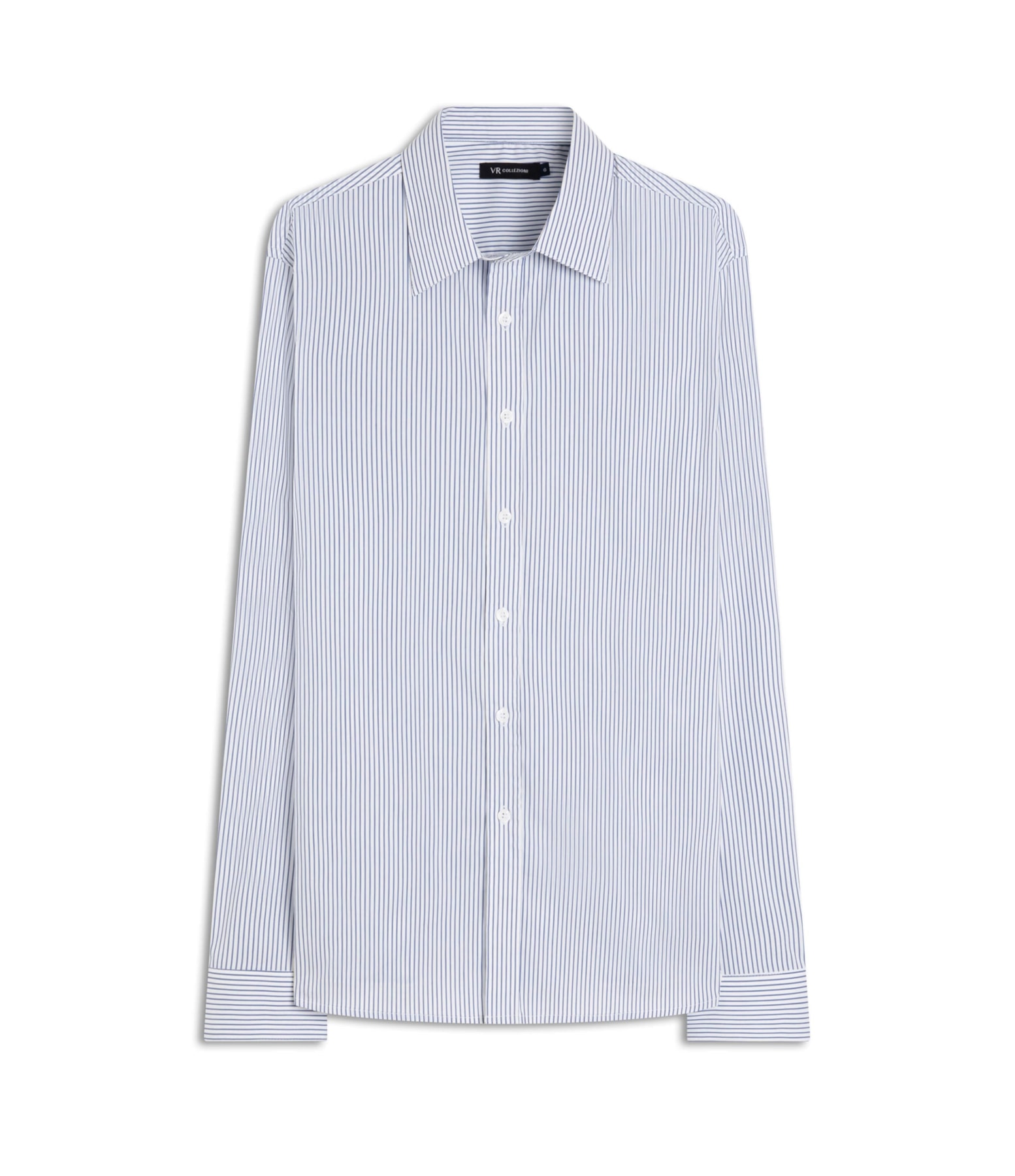 Camisa Cottom Slim Azul Bic
