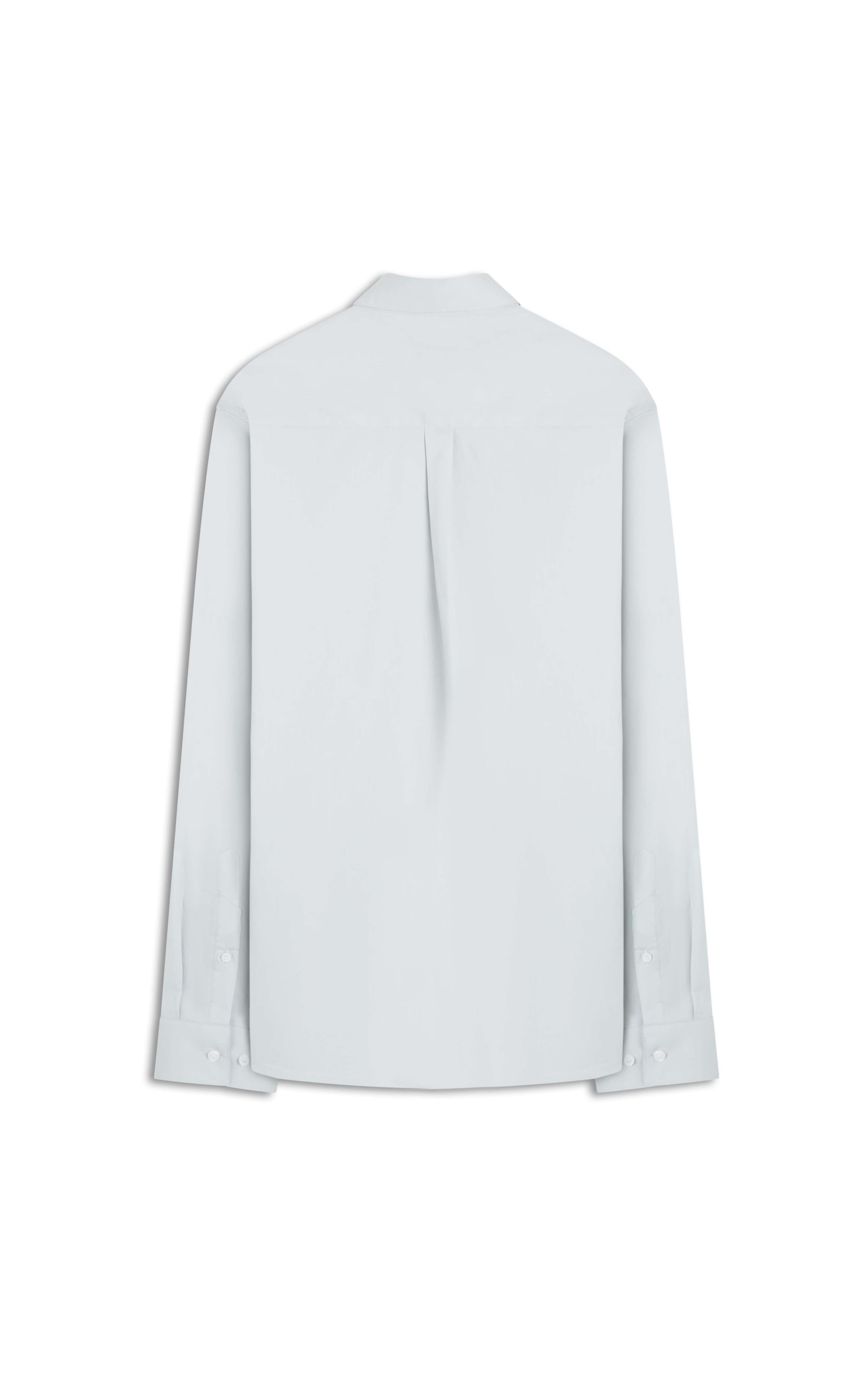 Camisa Cotton Andria Botton Cinza Claro