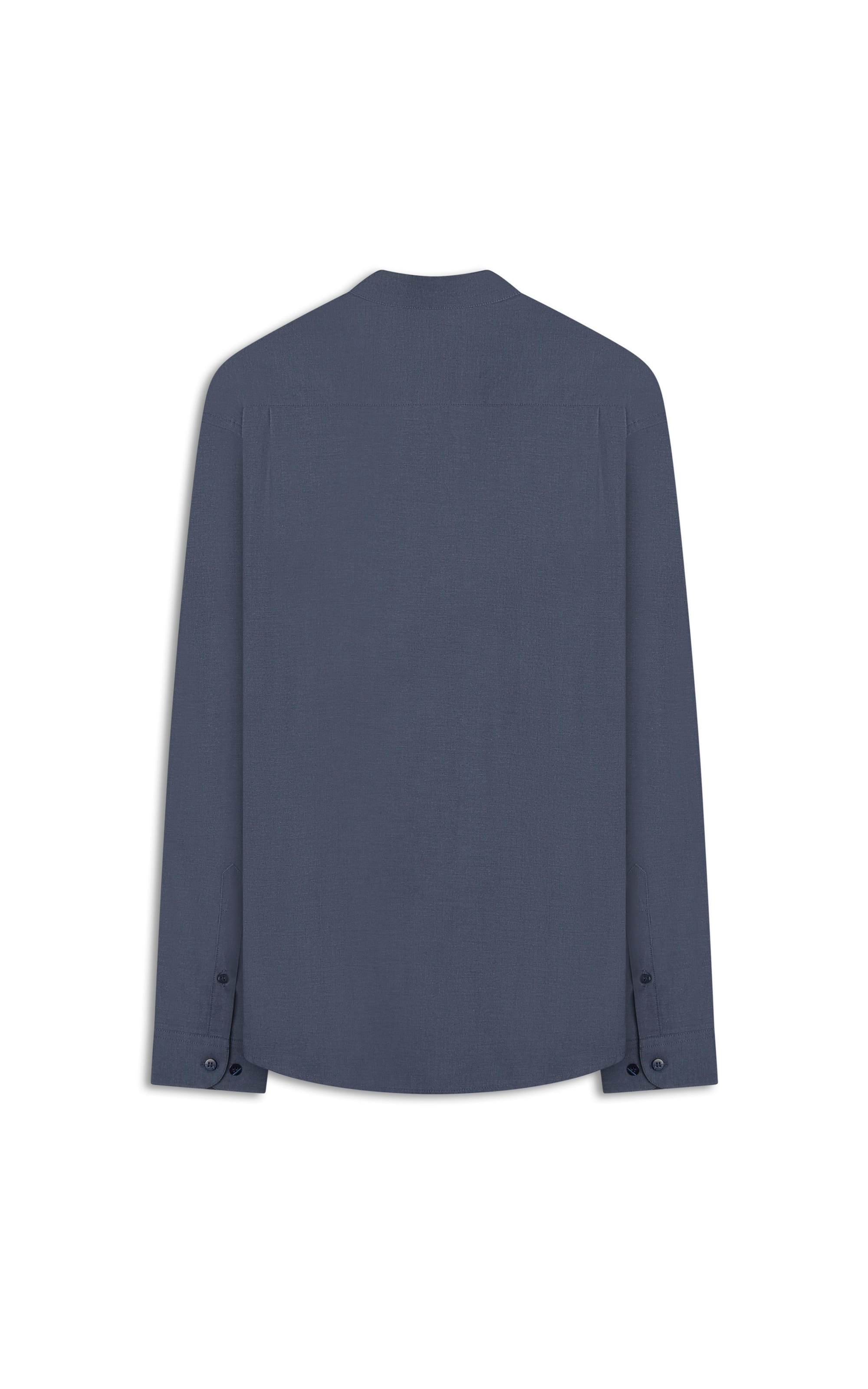 Camisa Cotton Denim Liso Class Nw Ita Dark Navy