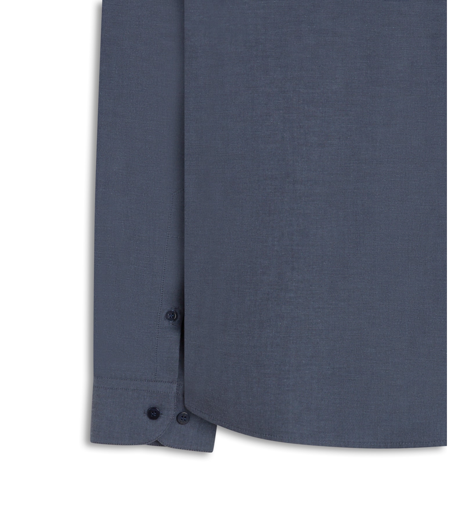 Camisa Cotton Denim Liso Class Nw Ita Dark Navy