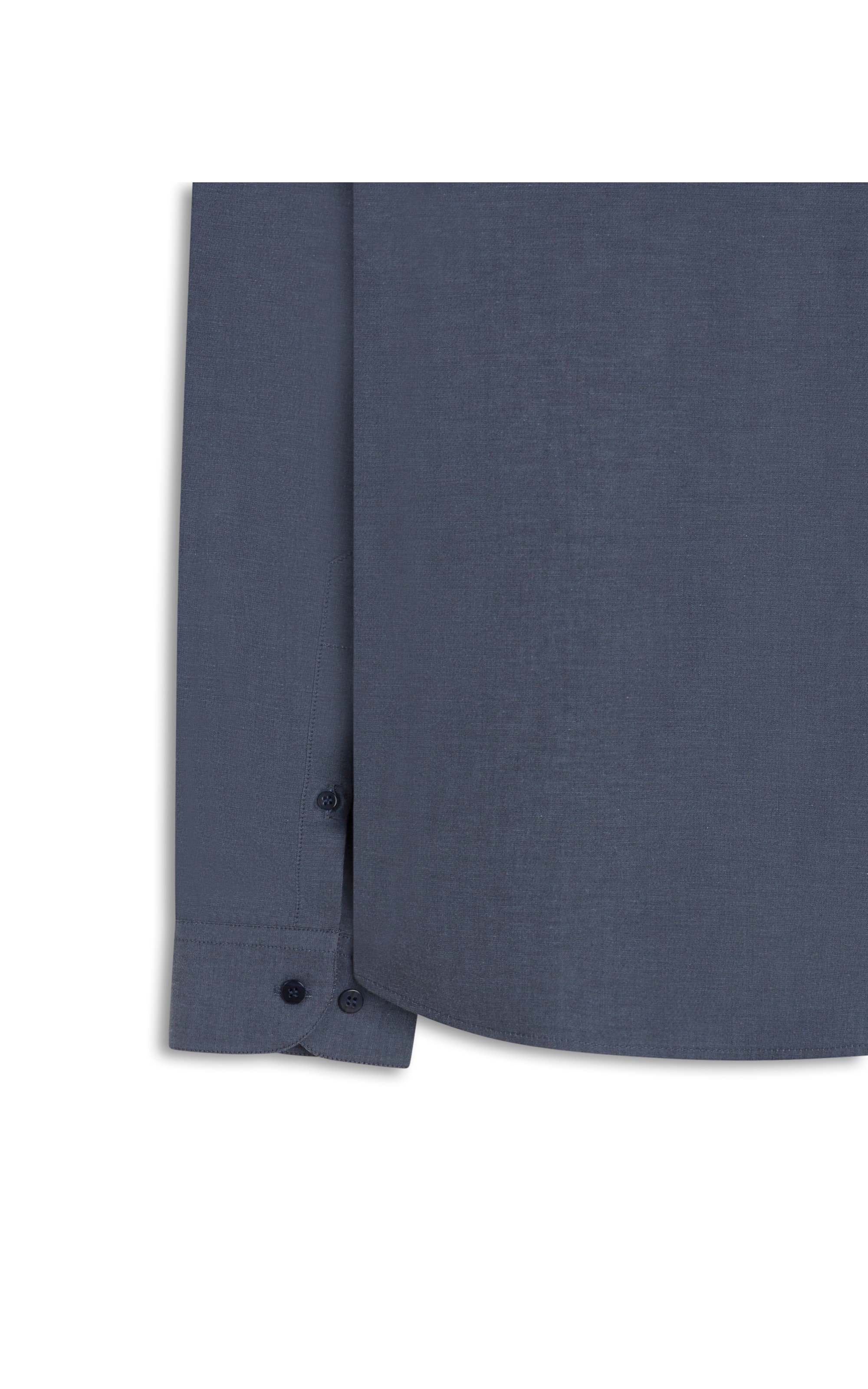 Camisa Cotton Denim Liso Class Nw Ita Dark Navy
