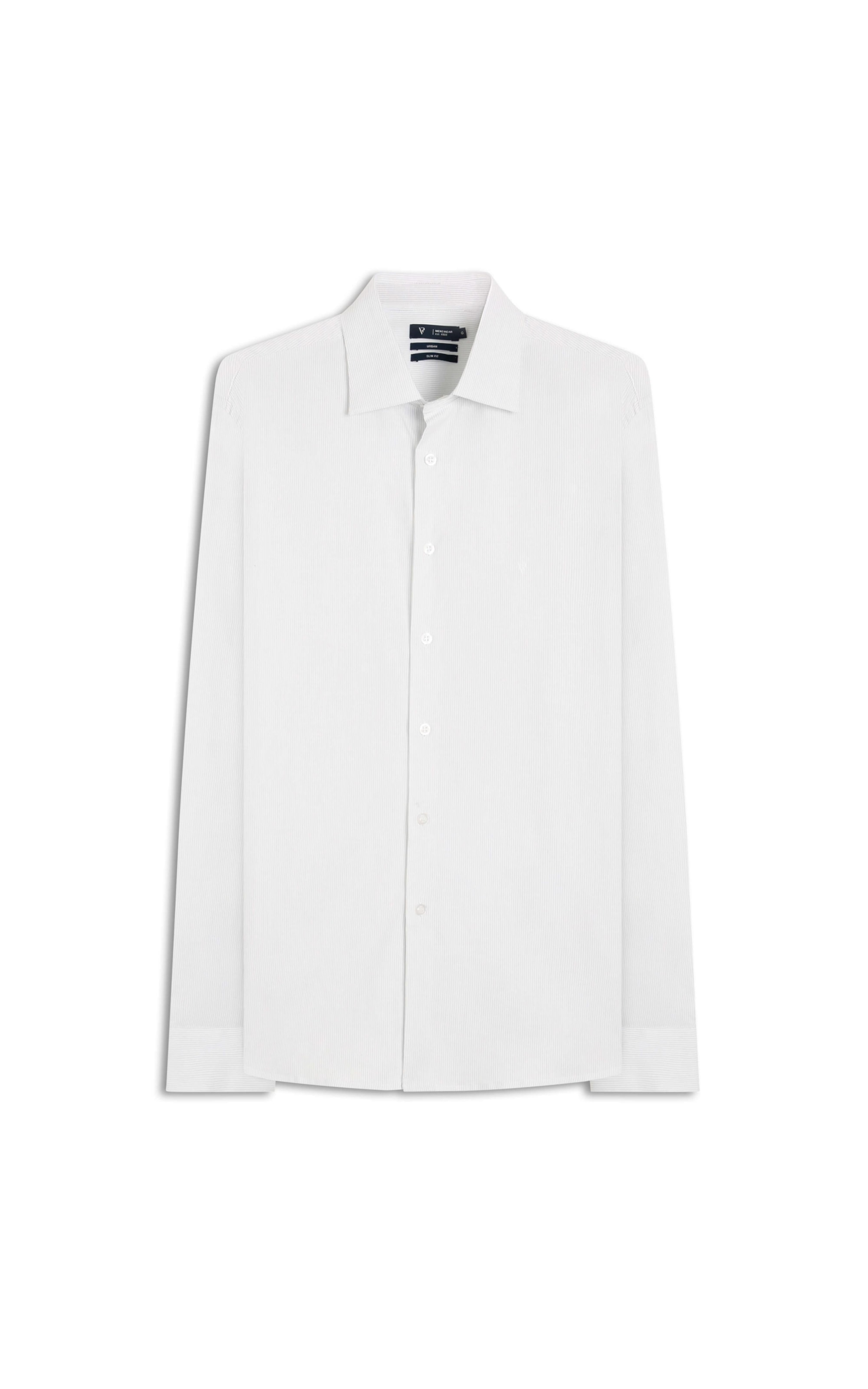 Camisa Cotton Imola Slim Italian Branco