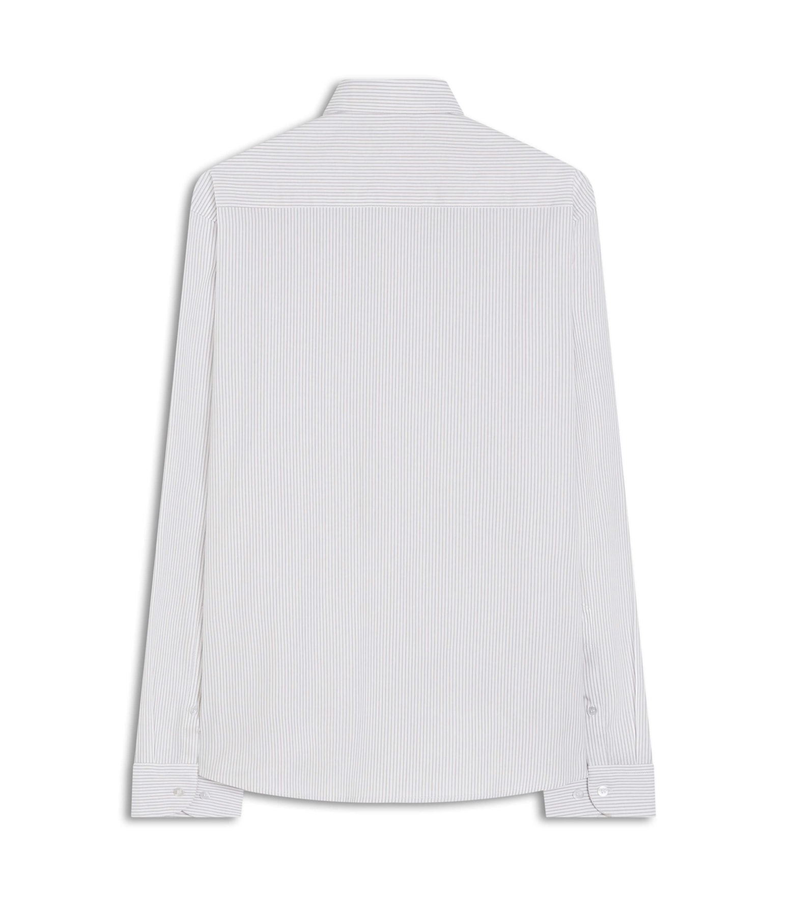 Camisa Cotton Listras Emilio Classic Cinza Claro