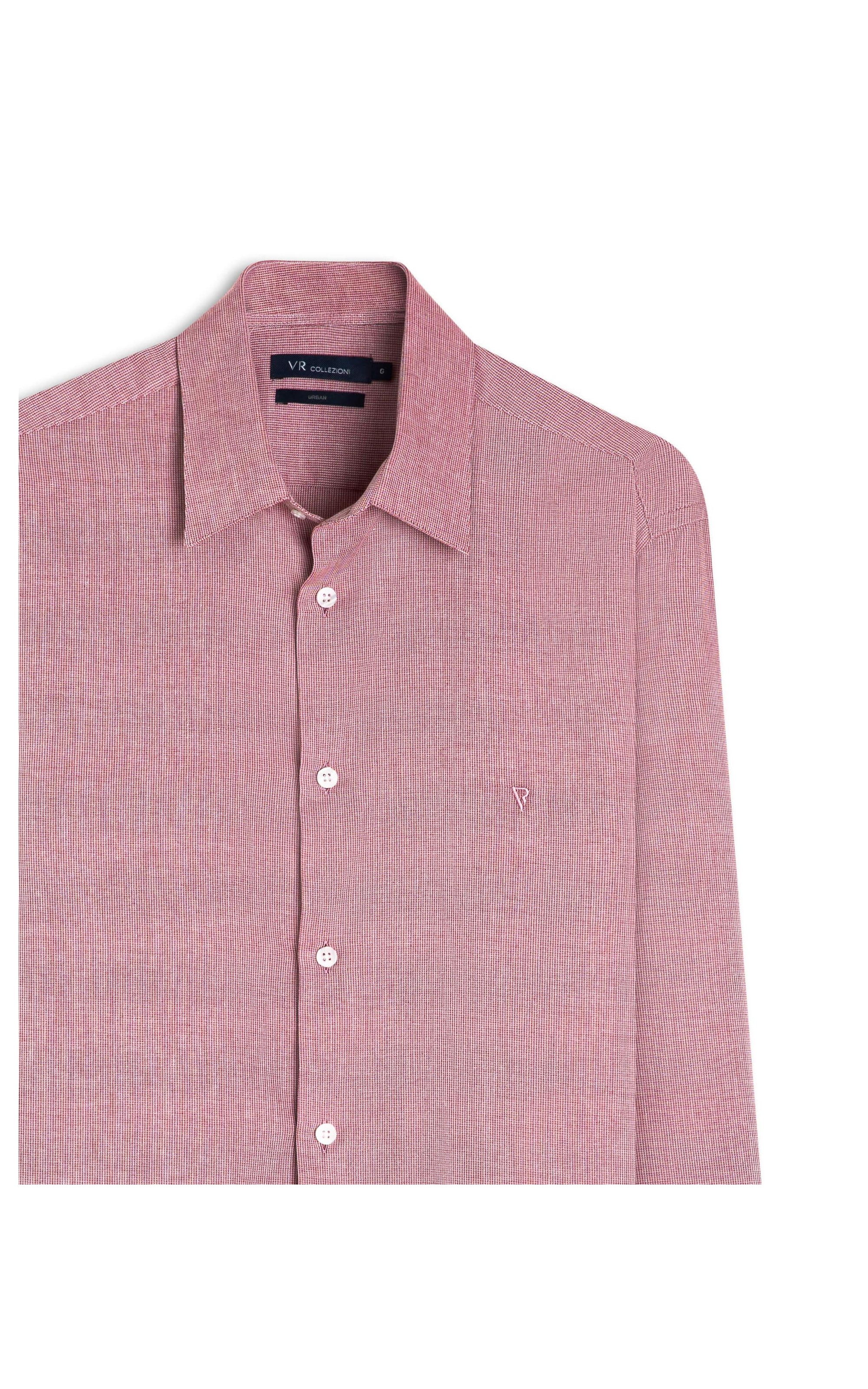 Camisa Cotton Maquinetada Vermelho