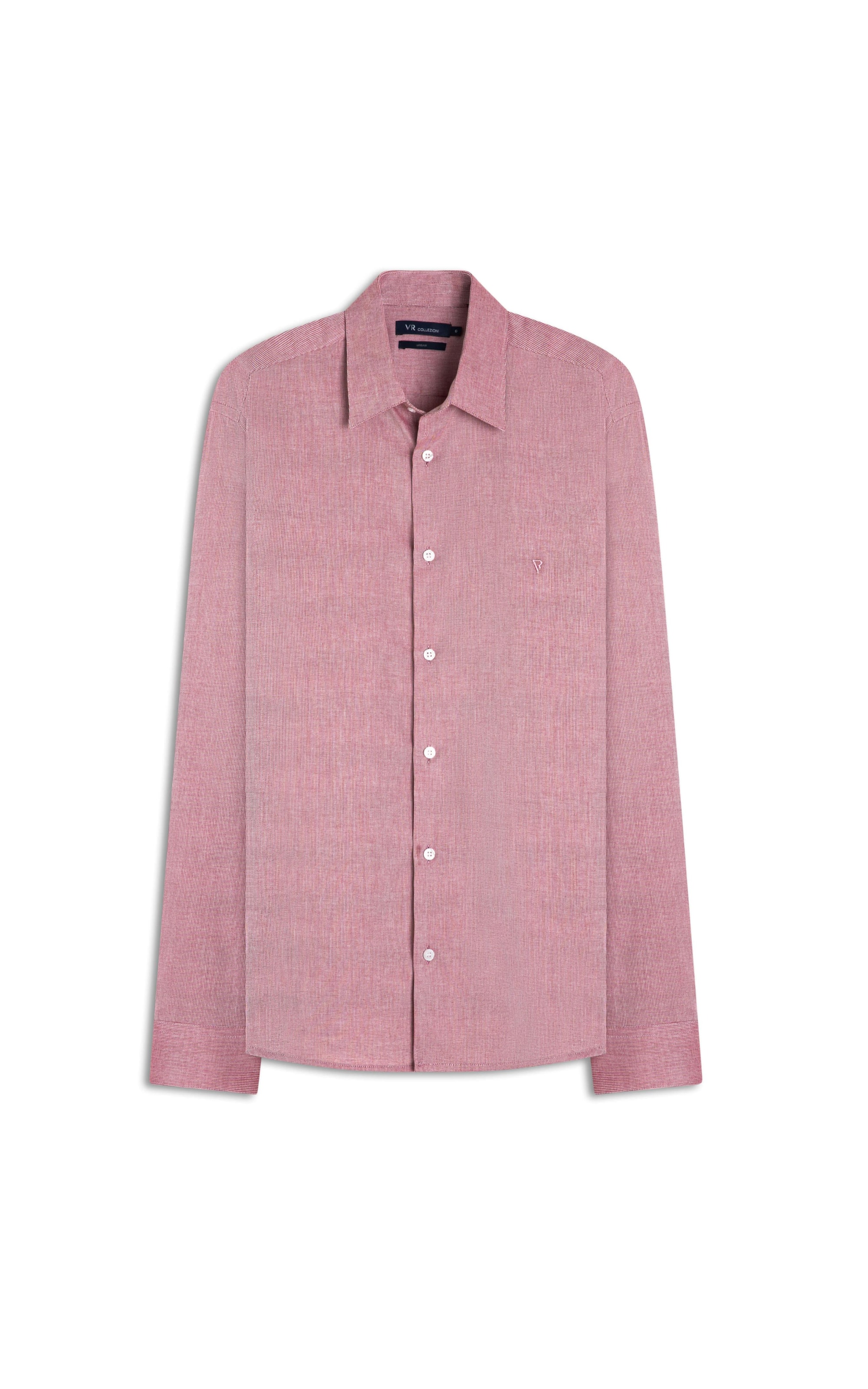 Camisa Cotton Maquinetada Vermelho