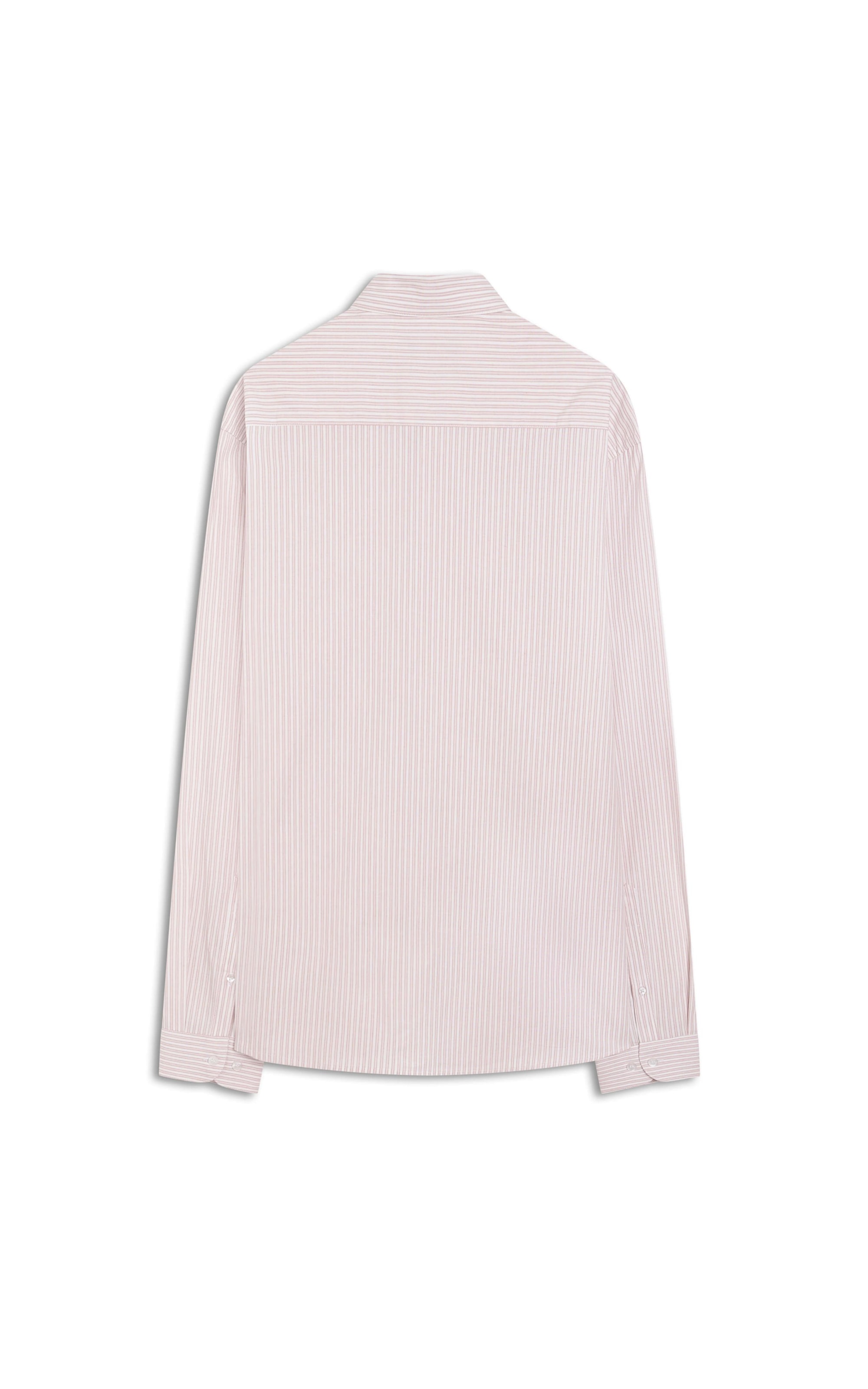 Camisa Cotton Medium Stripes Rosa Velho