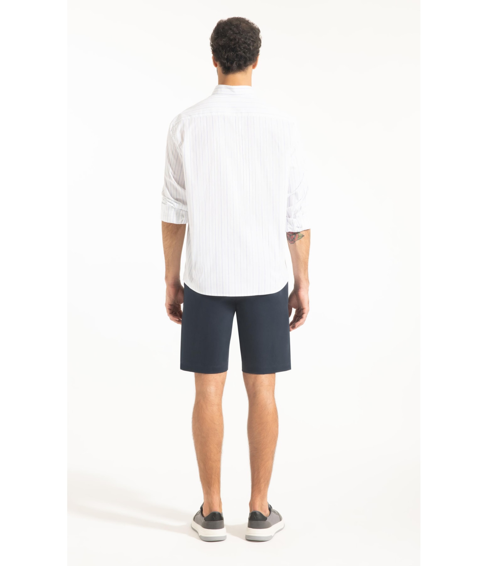 Camisa Cotton Presicce Slim Shangai Azul Claro