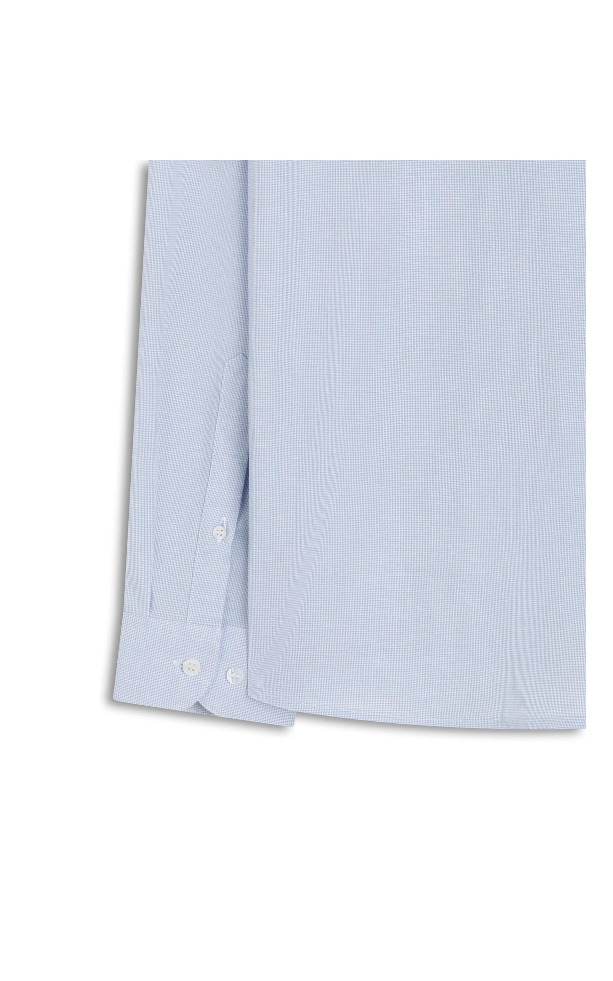 Camisa Cotton Roma Slim Azul Claro