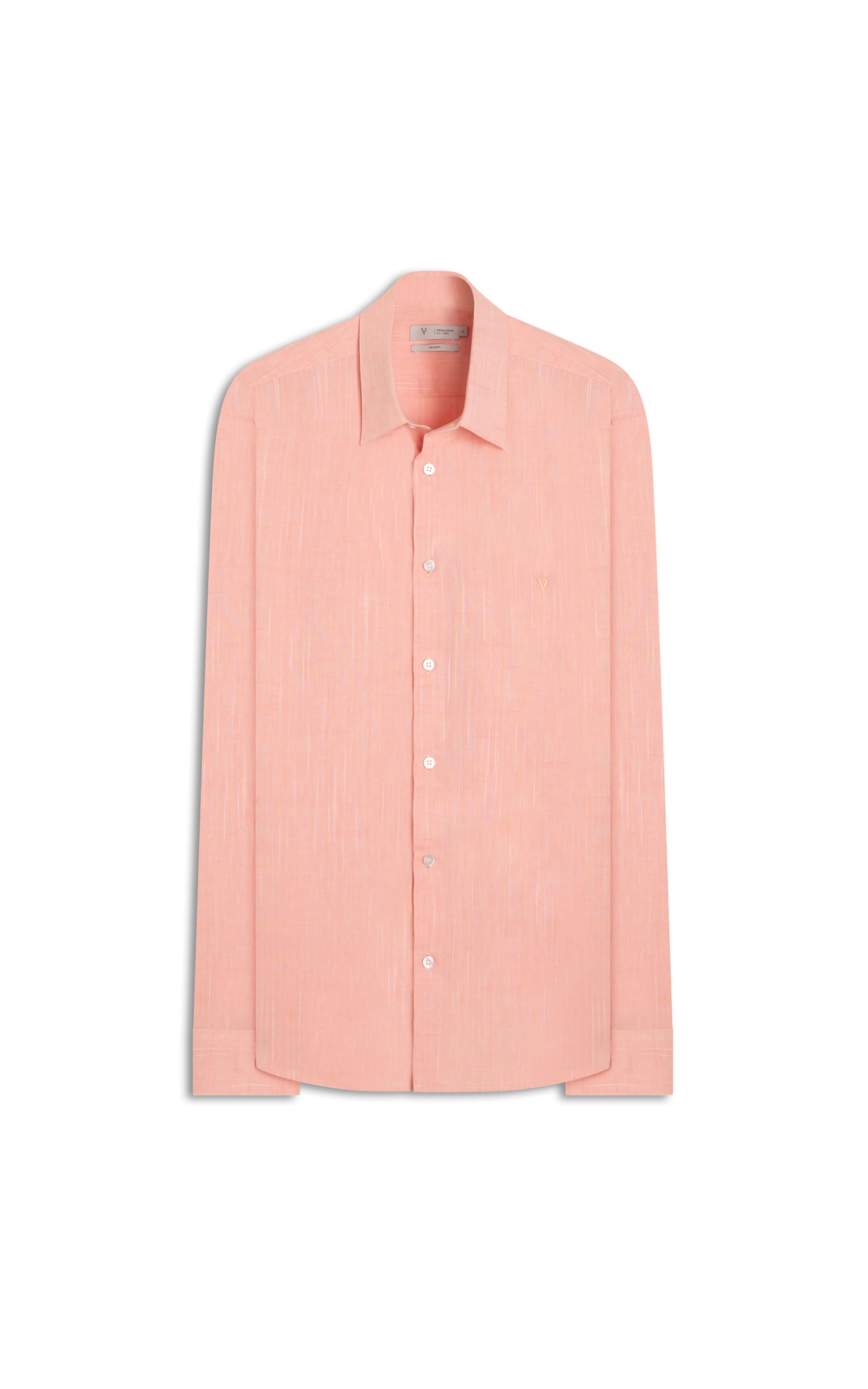 Camisa Cotton Shangai Salmao