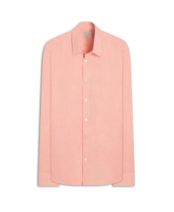Camisa Cotton Shangai Salmao