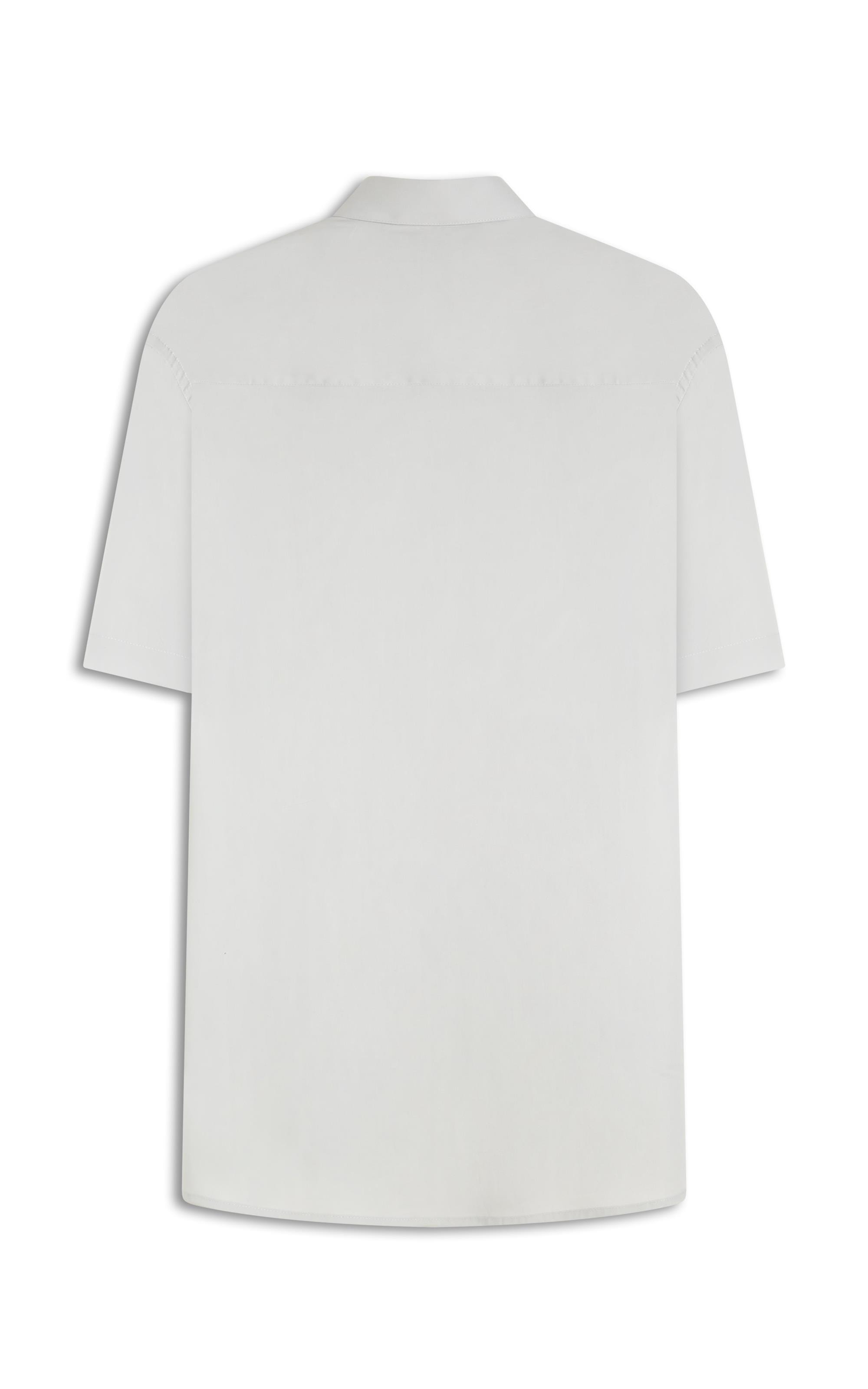 Camisa Cotton Stretch Shangai  Cinza Claro