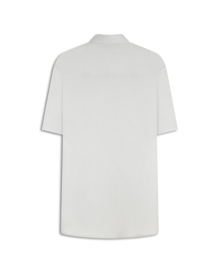 Camisa Cotton Stretch Shangai  Cinza Claro