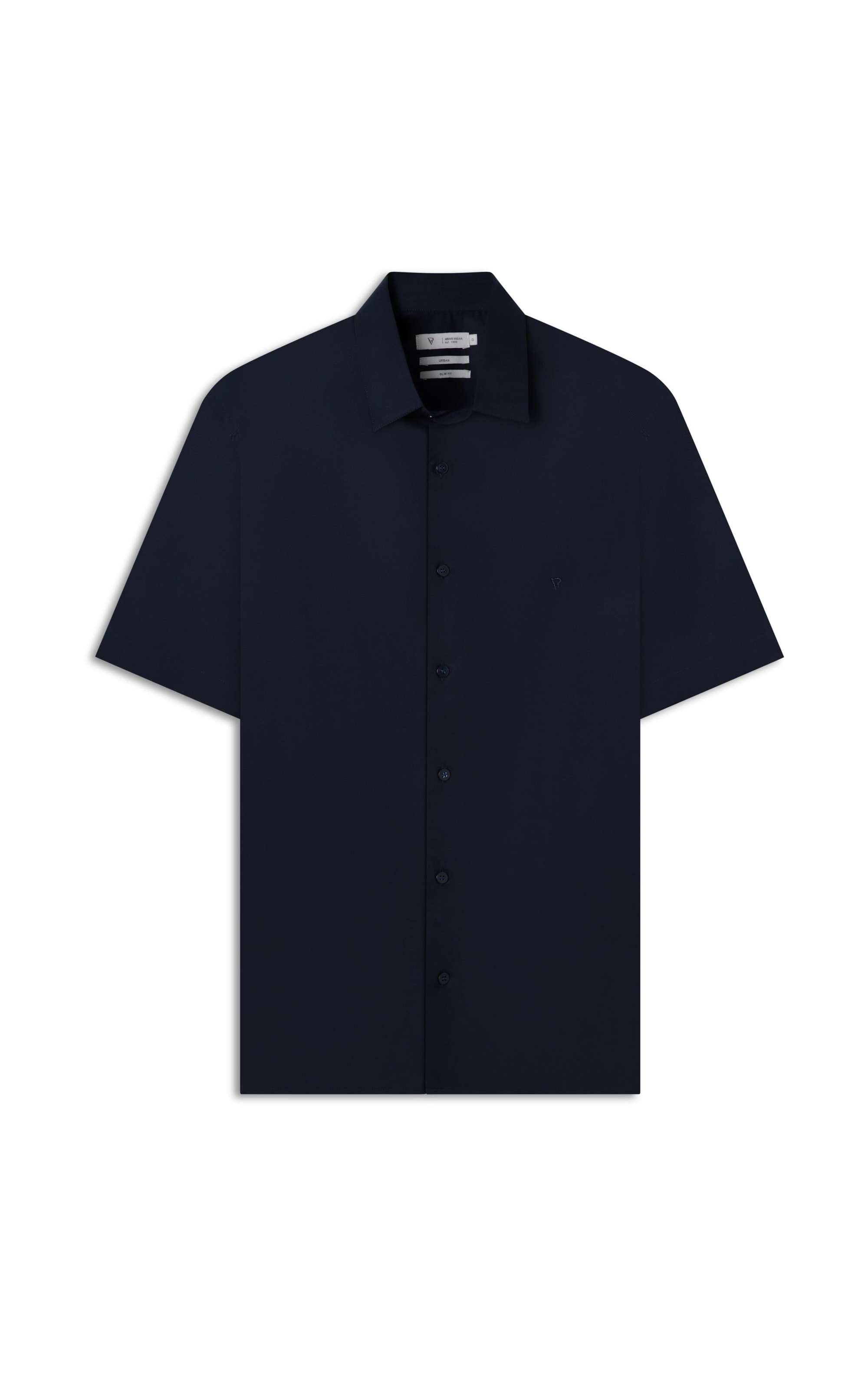 Camisa Cotton Stretch Shangai Dark Navy