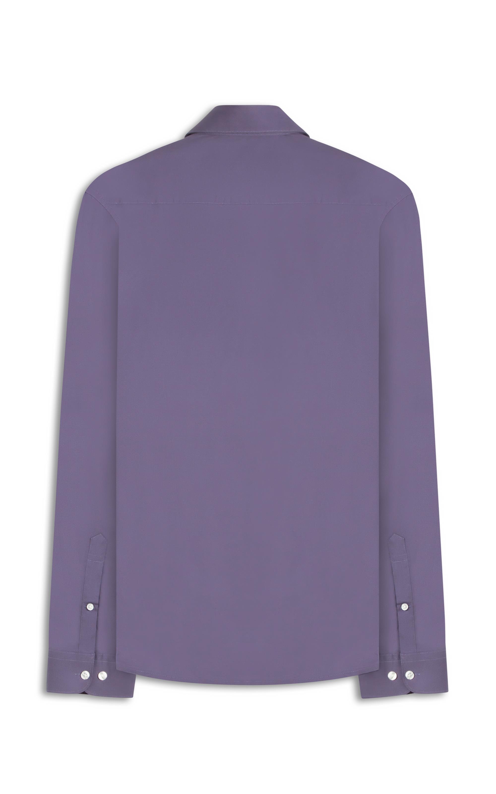 Camisa Cotton Stretch Slim Irish Azul Chofer