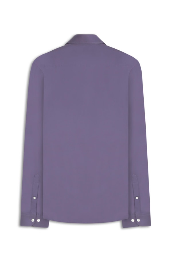 Camisa Cotton Stretch Slim Irish Azul Chofer