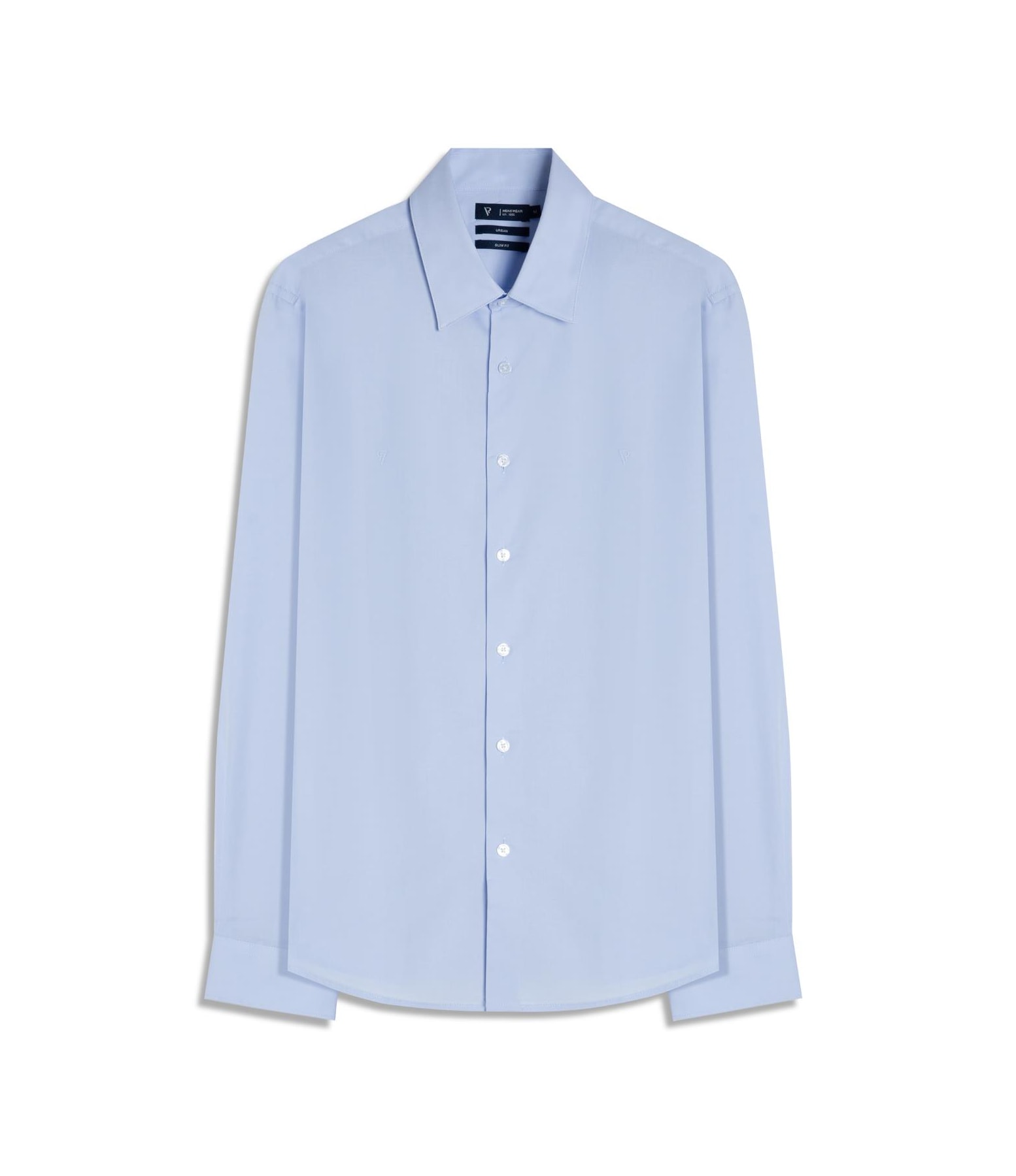 Camisa Cotton Stretch Slim Irish Azul Claro