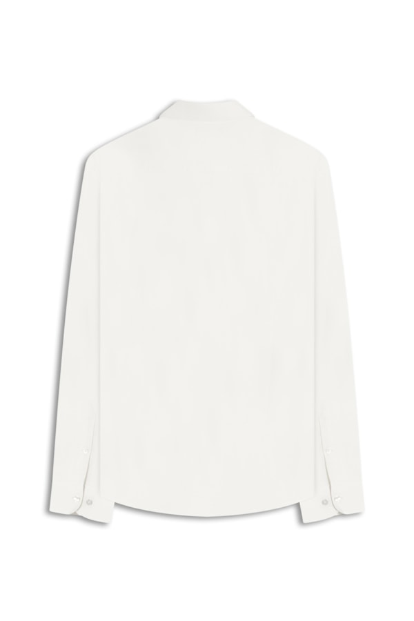 Camisa Cotton Stretch Slim Irish Branco