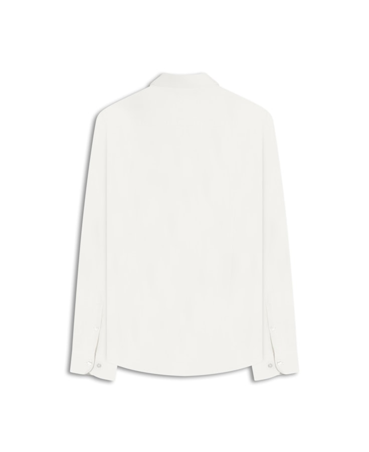 Camisa Cotton Stretch Slim Irish Branco