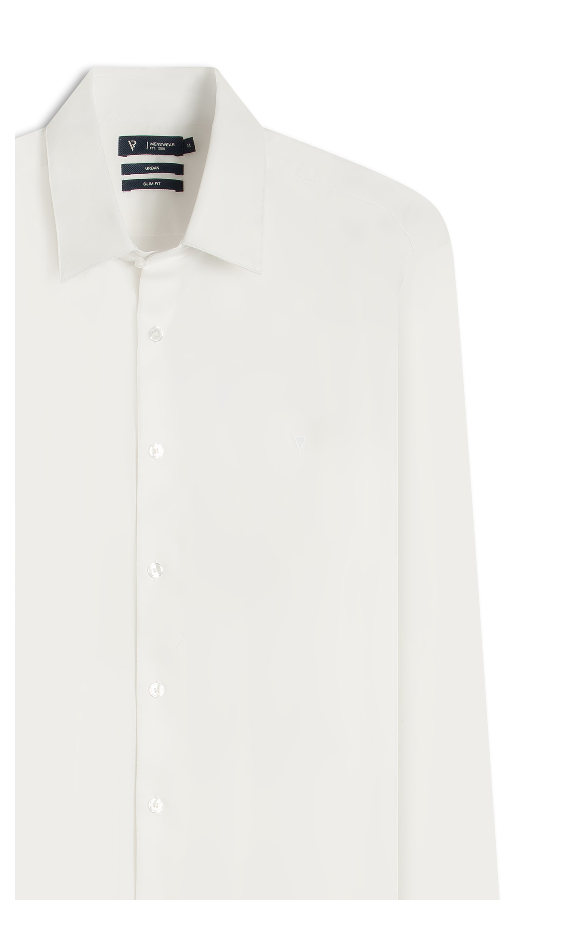 Camisa Cotton Stretch Slim Irish Branco
