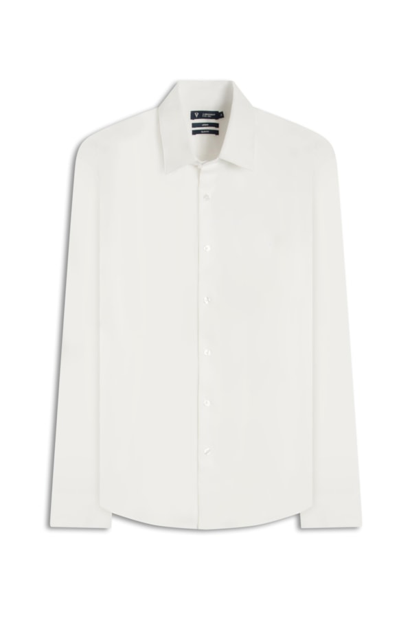 Camisa Cotton Stretch Slim Irish Branco