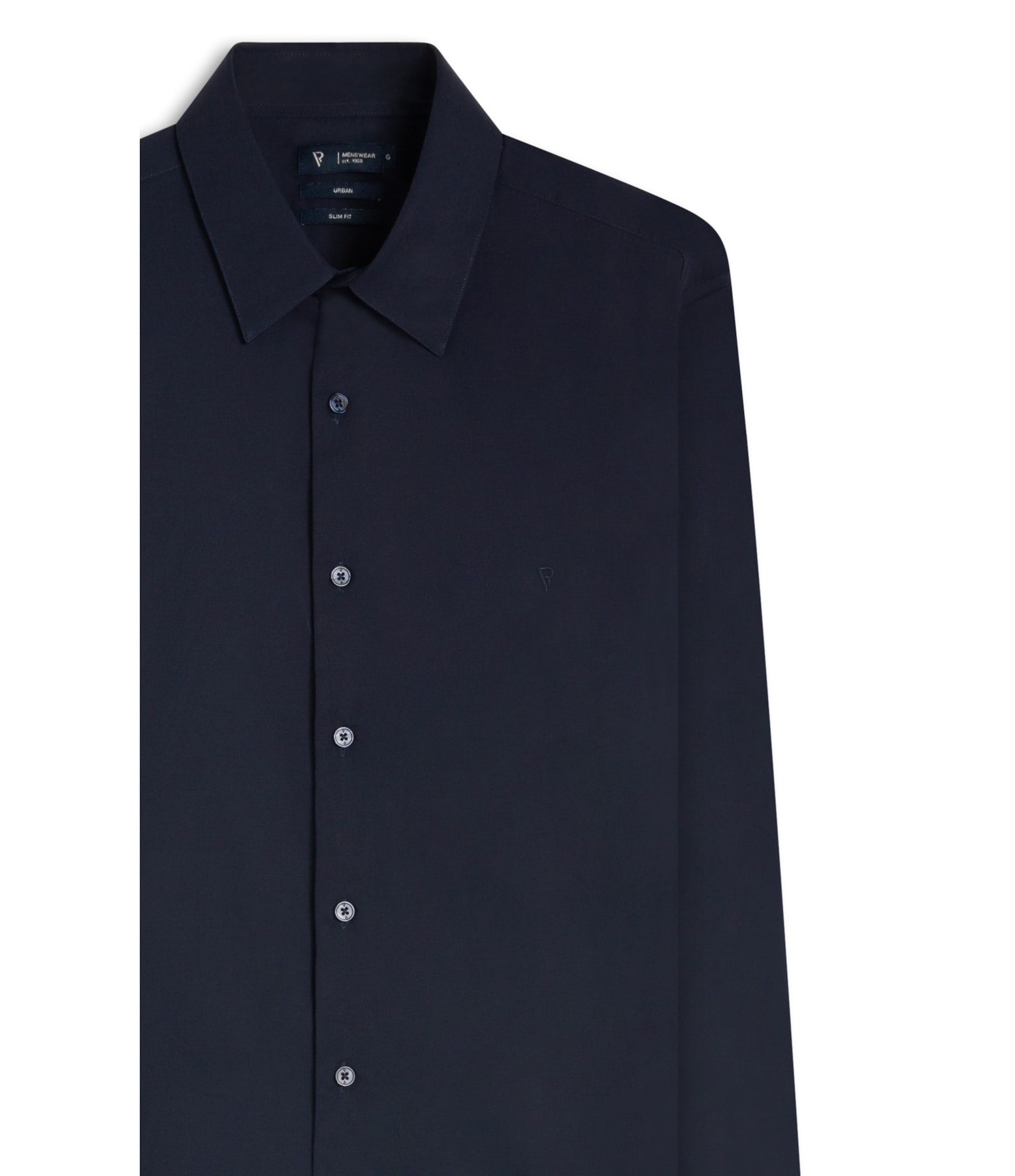 Camisa Cotton Stretch Slim Irish Dark Navy