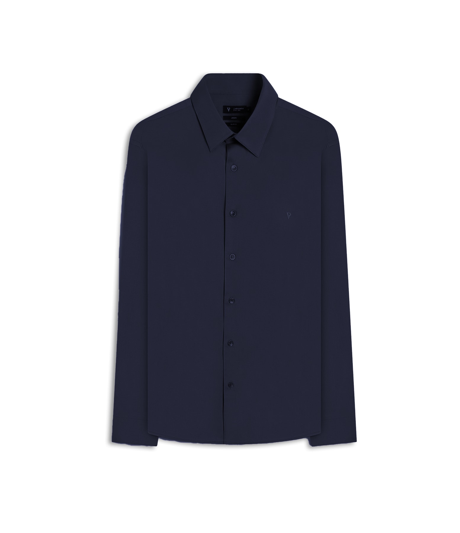 Camisa Cotton Stretch Slim Irish Dark Navy