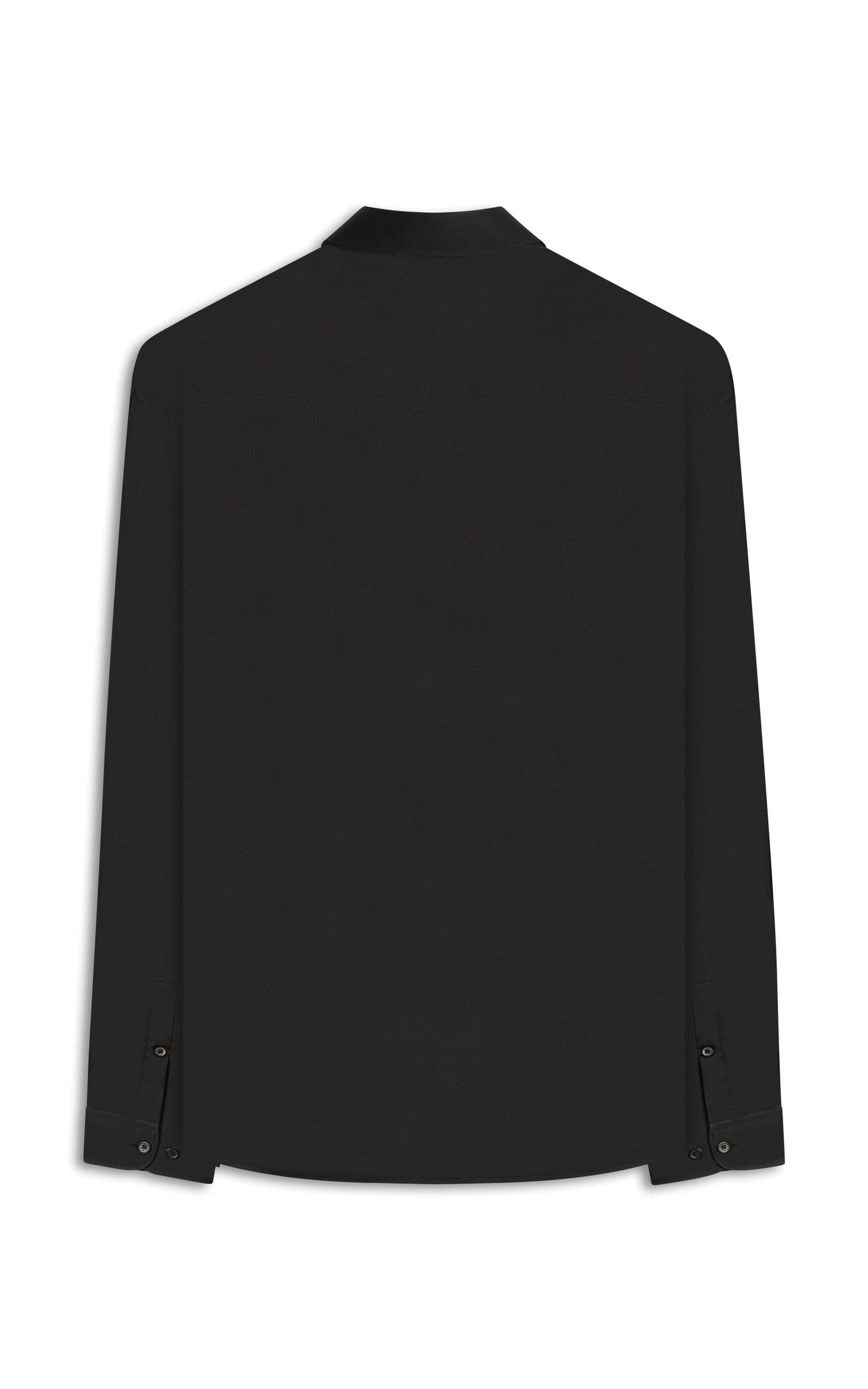 Camisa Cotton Stretch Slim Irish Preto