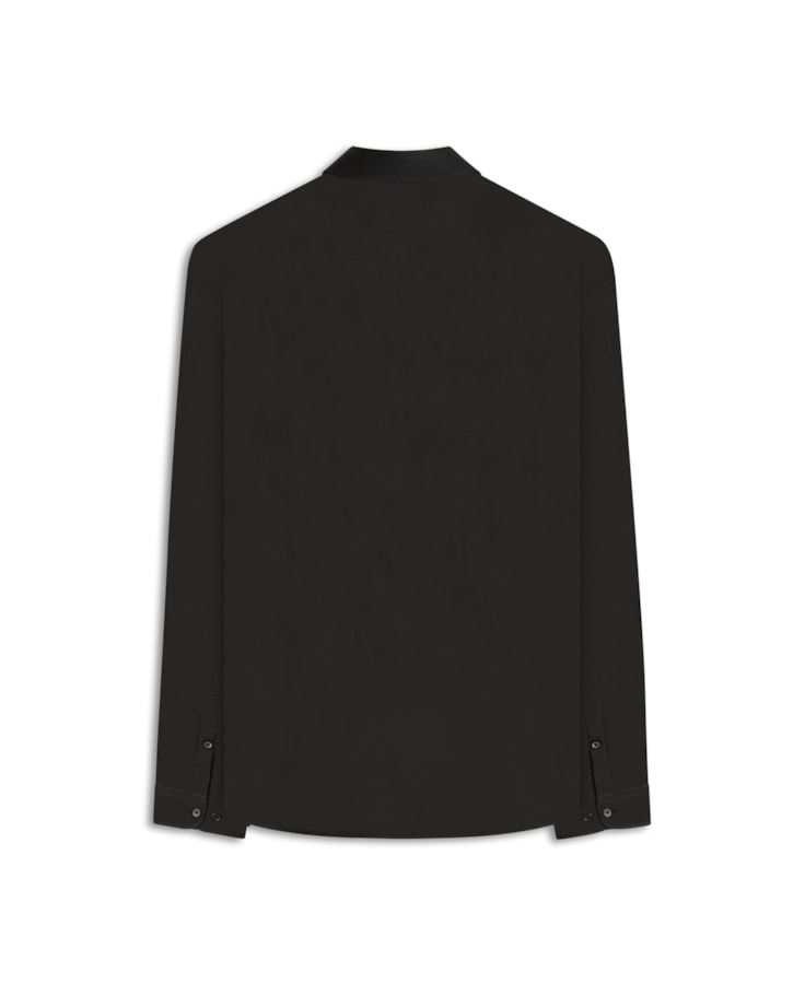 Camisa Cotton Stretch Slim Irish Preto