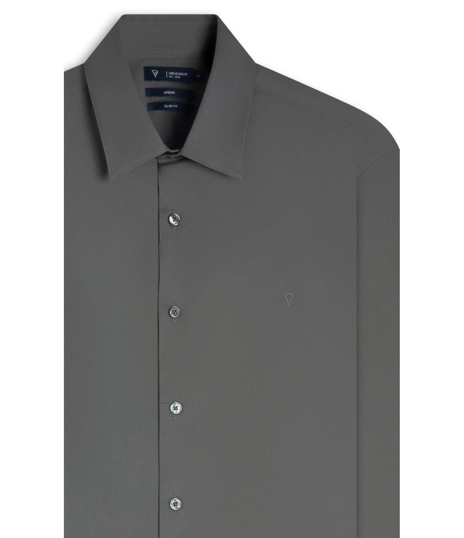 Camisa Cotton Stretch Slim Irish Verde Army