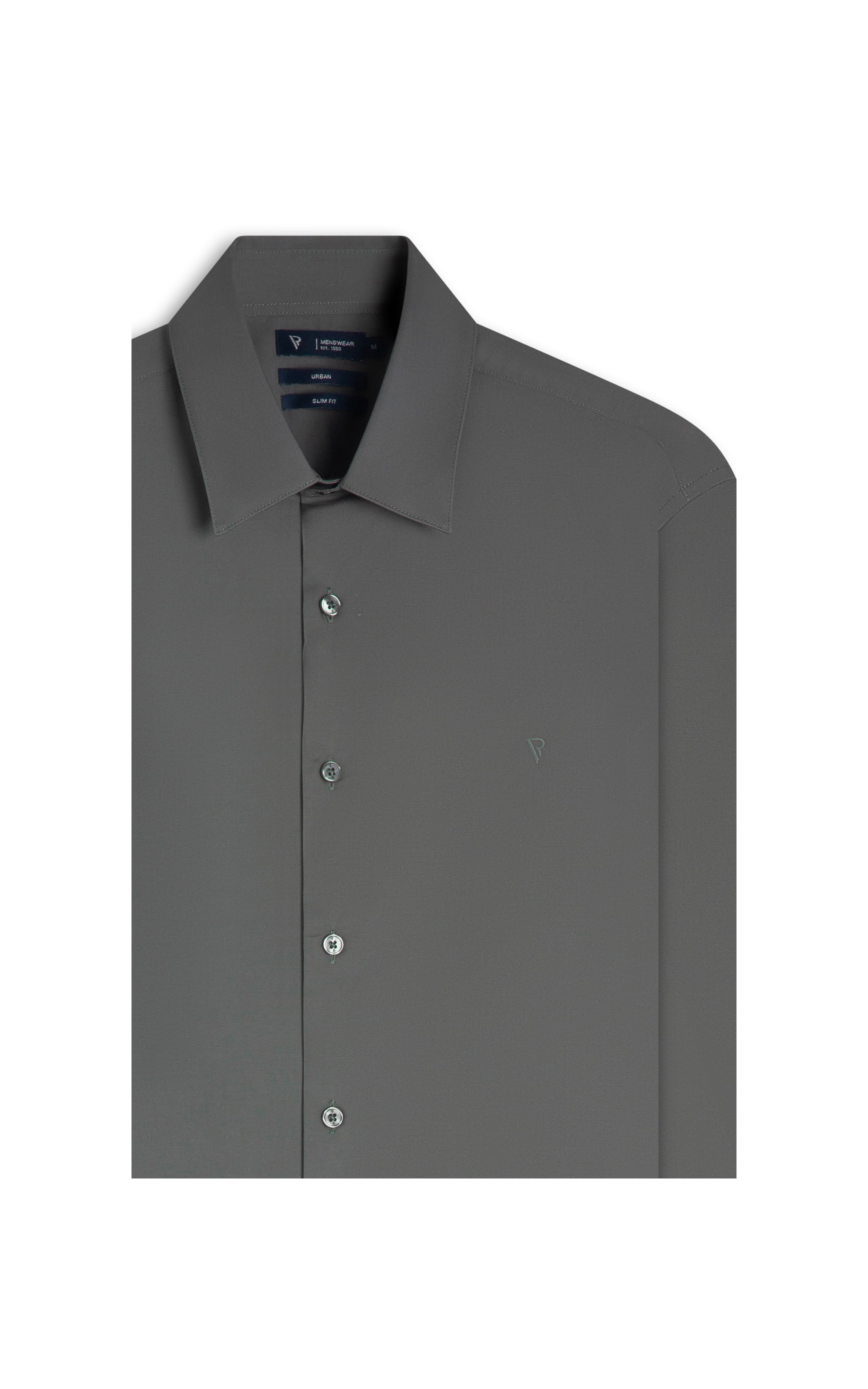 Camisa Cotton Stretch Slim Irish Verde Army