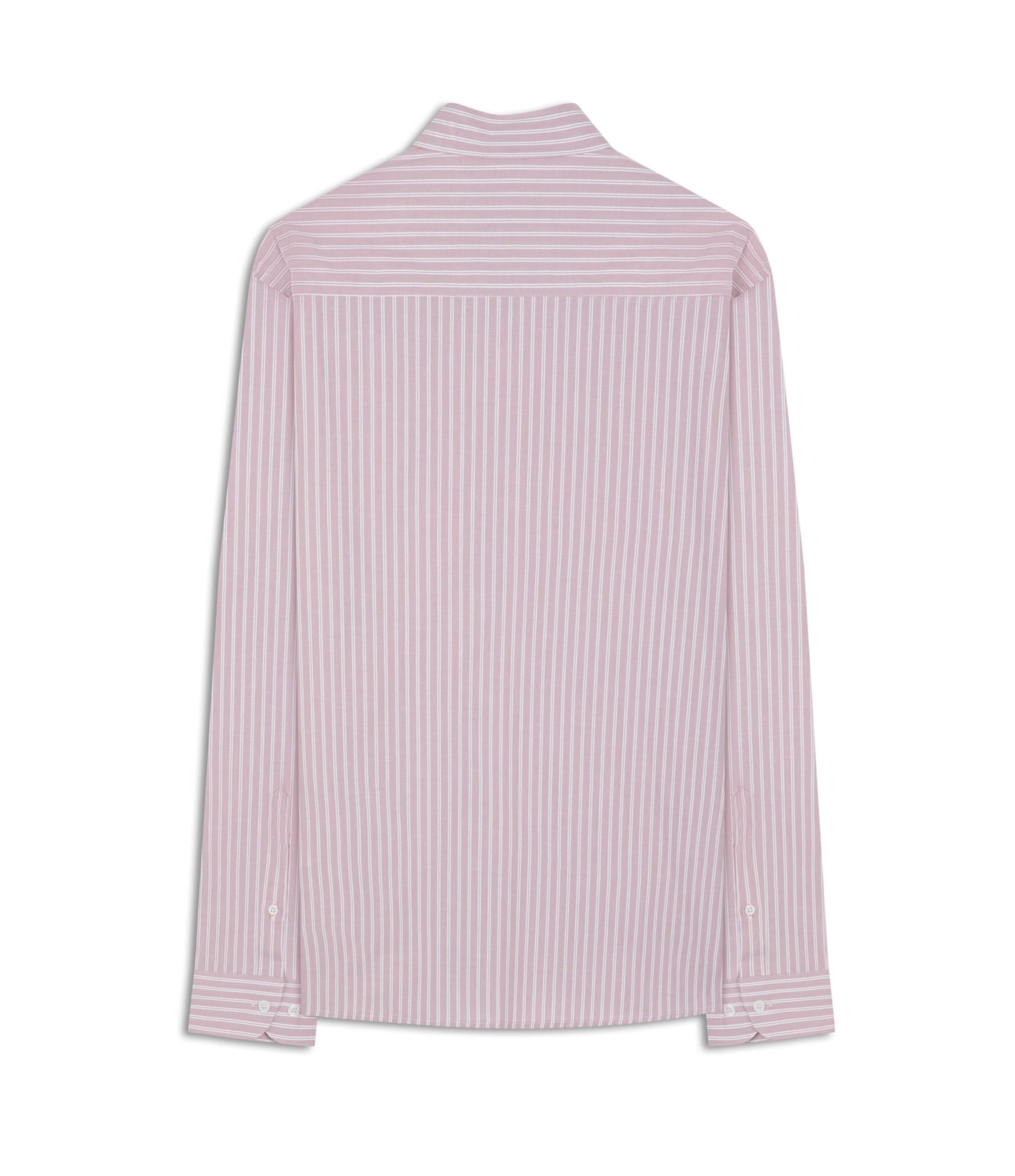 Camisa Cotton Stripes Slim Rosa Velho