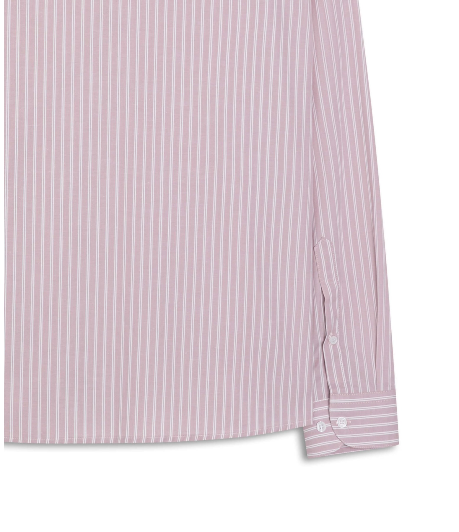 Camisa Cotton Stripes Slim Rosa Velho