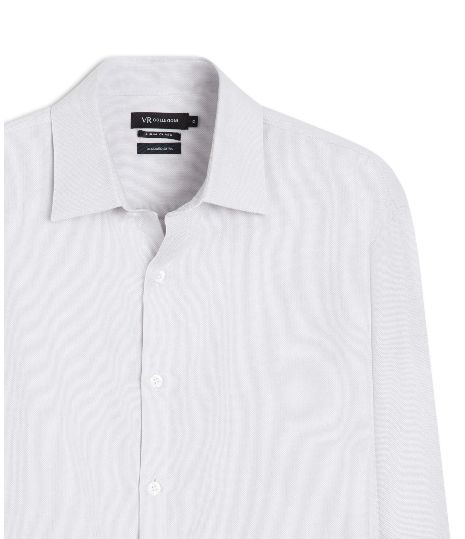 Camisa Cotton Trieste Cinza Claro