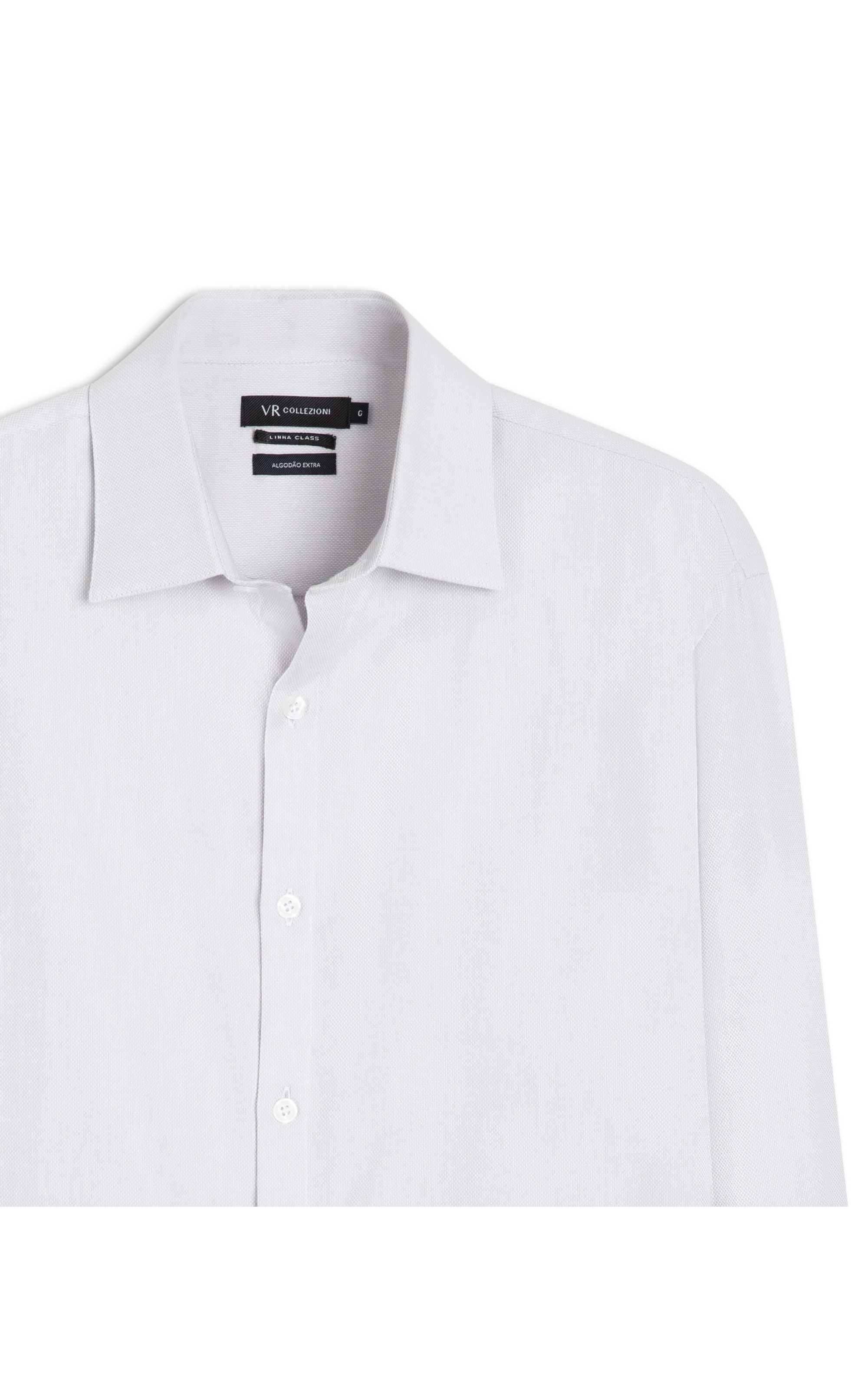 Camisa Cotton Trieste Cinza Claro