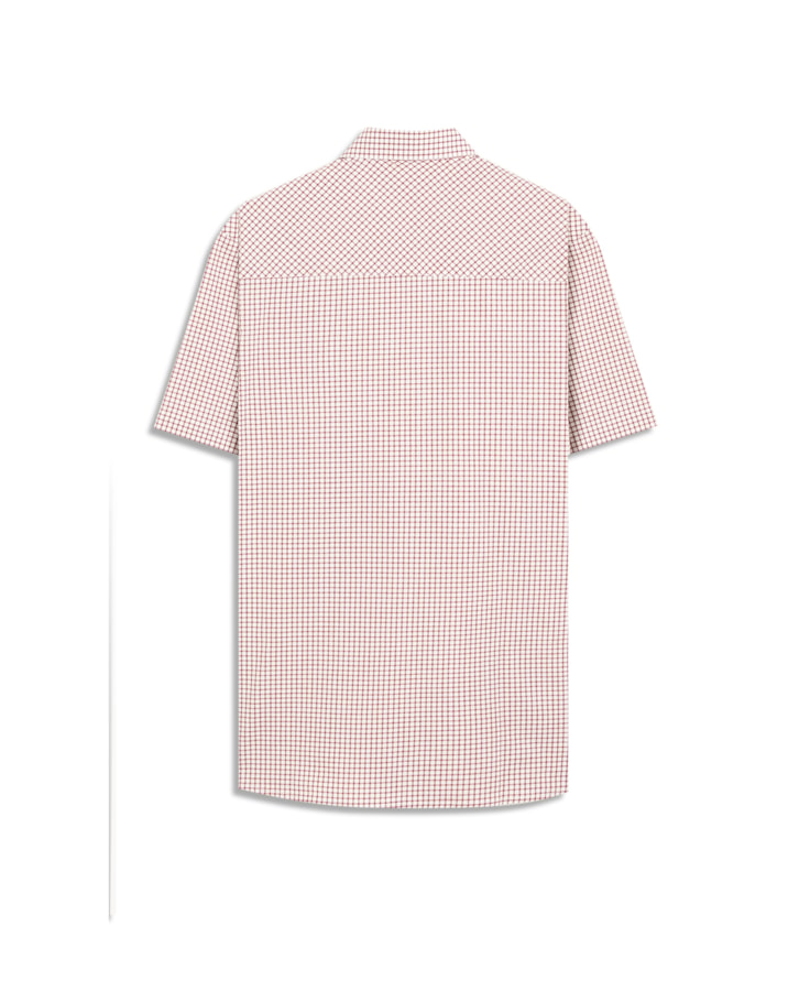 Camisa Cotton Xadrez Surf Shangai Bordeaux