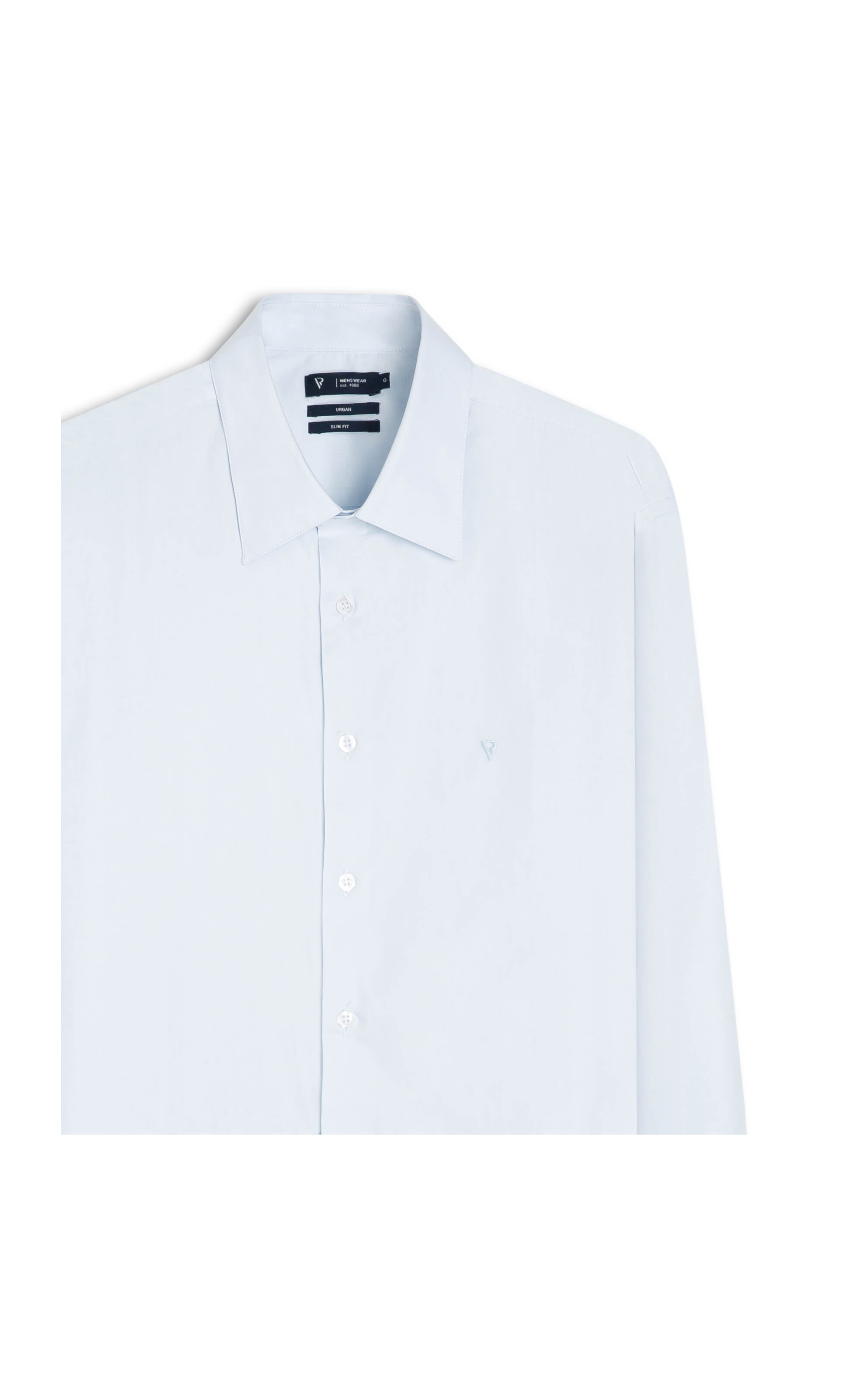 Camisa Cottoncra Slim Anatomic  Azul Claro