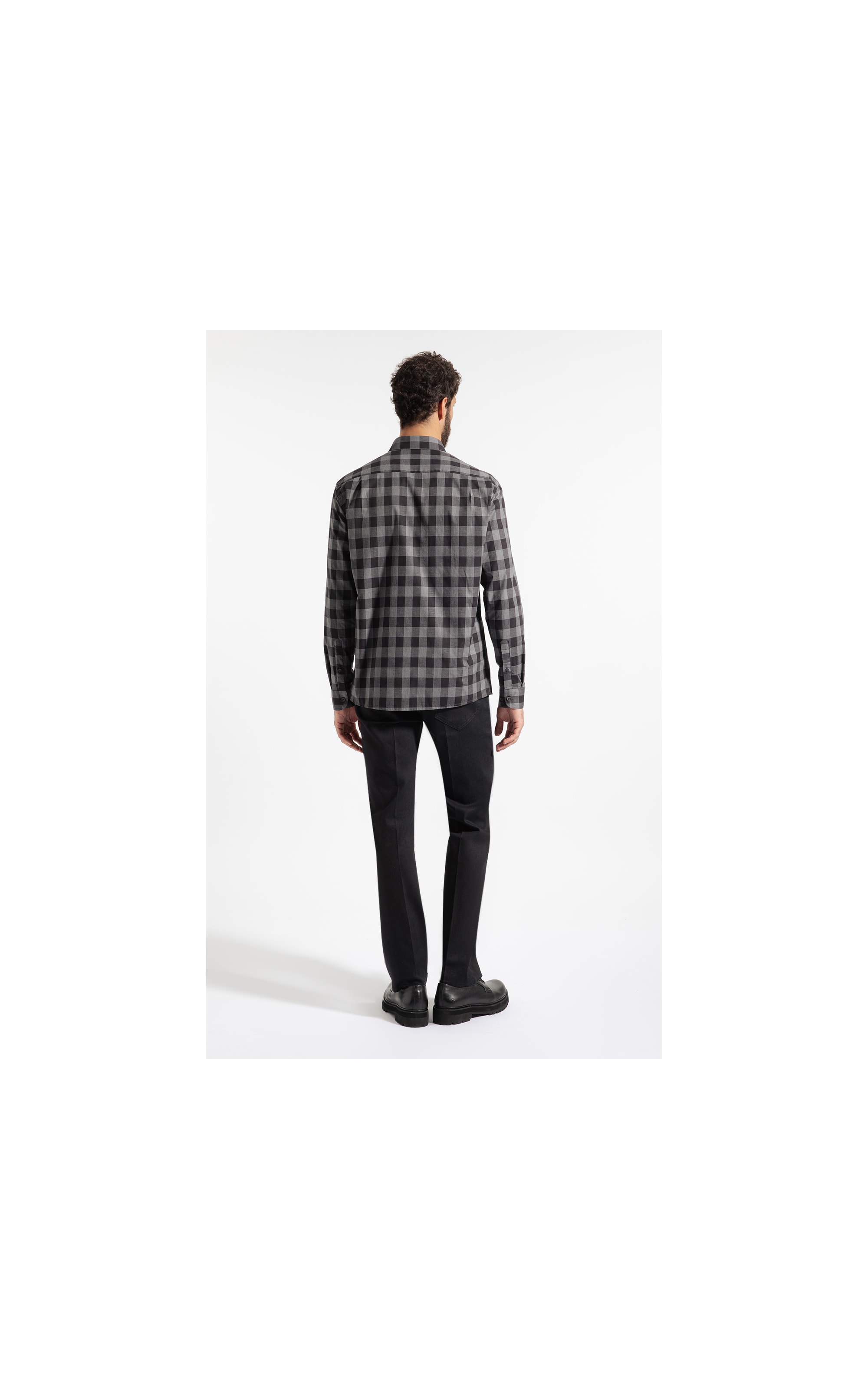 Camisa Fil a Fil Aprila Class Shang Preto