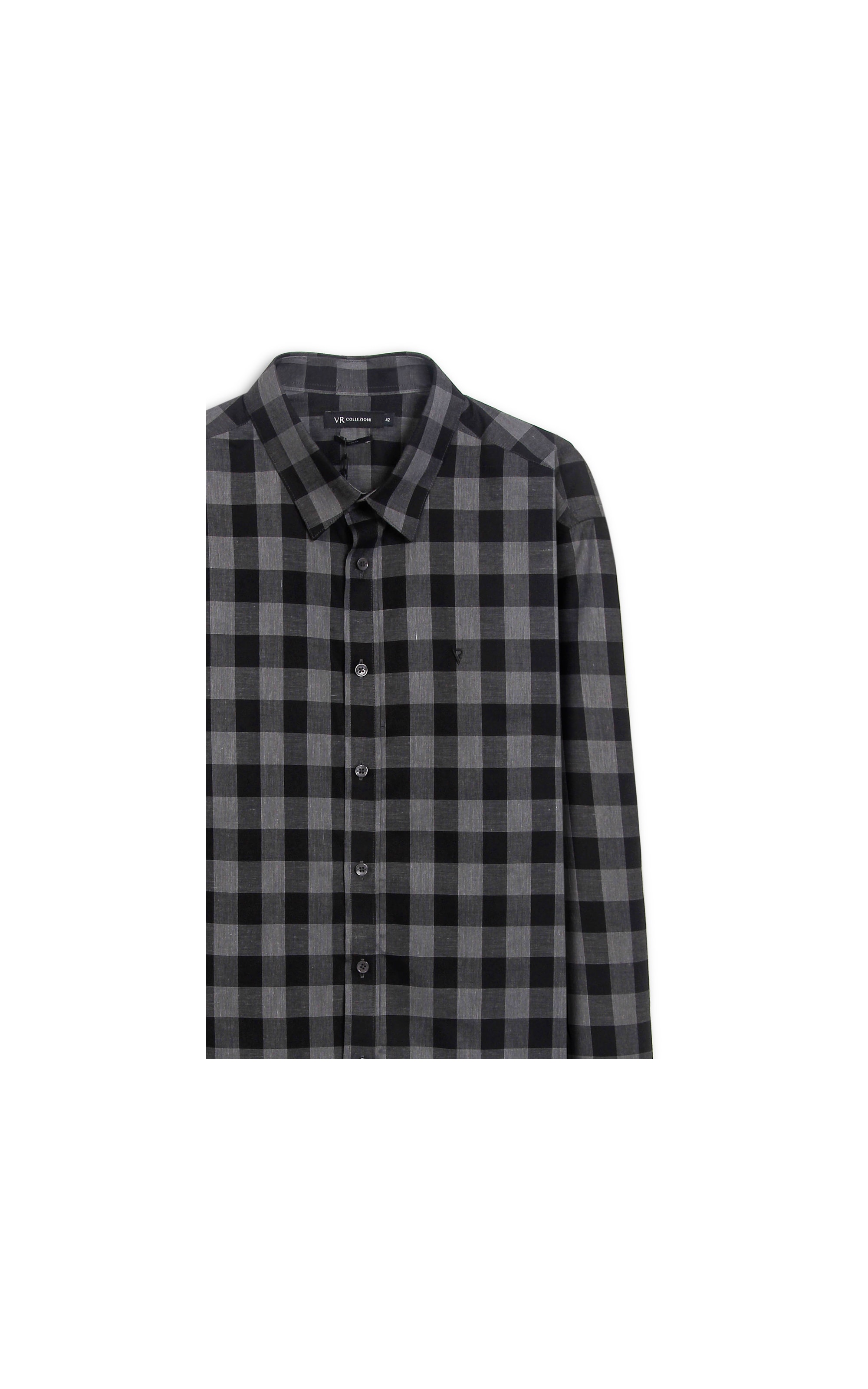 Camisa Fil a Fil Aprila Class Shang Preto