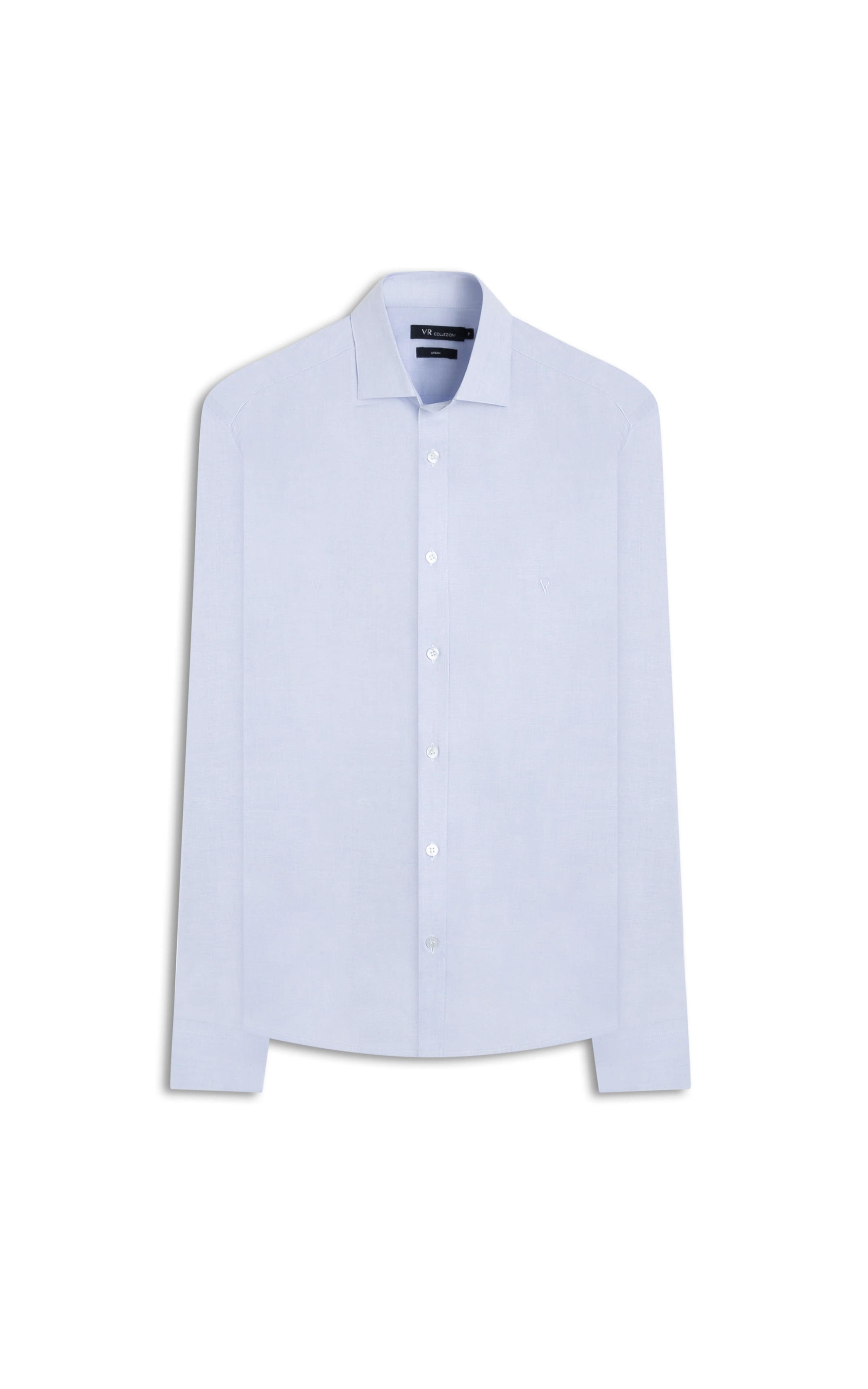Camisa Fil a Fil Garda Classic Azul Claro