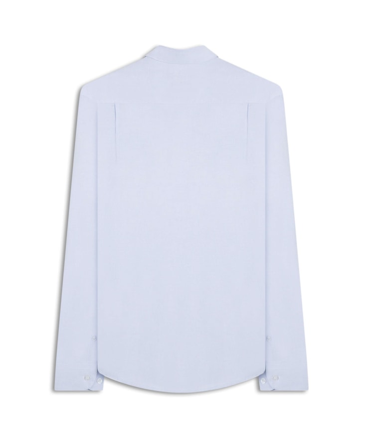 Camisa Fil a Fil Garda Classic Azul Claro