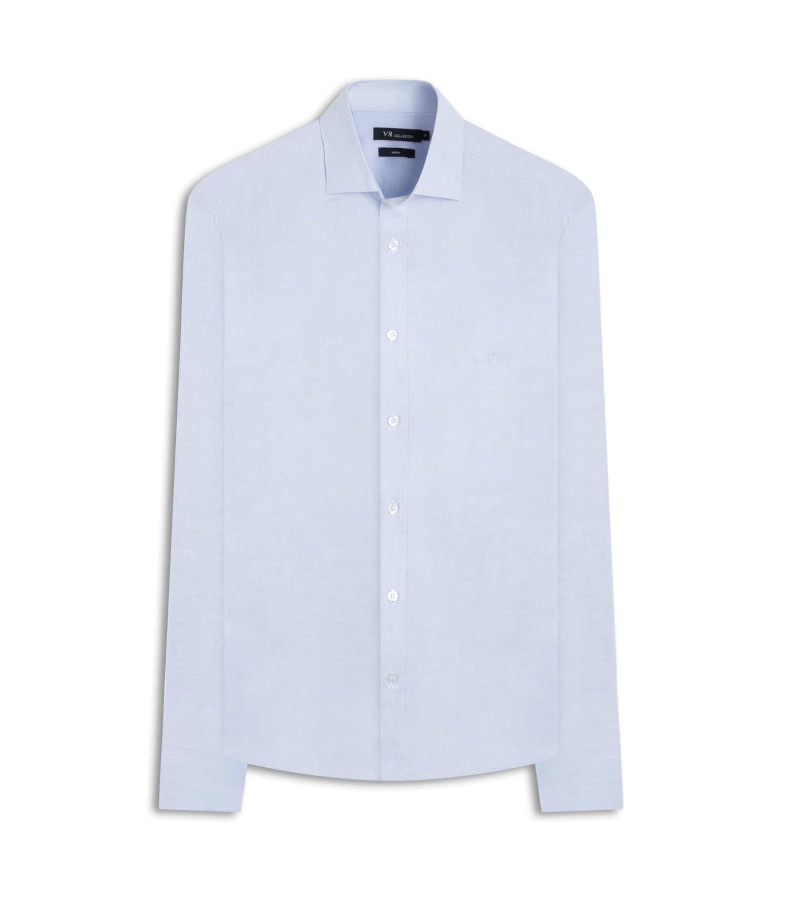 Camisa Fil a Fil Garda Classic Azul Claro