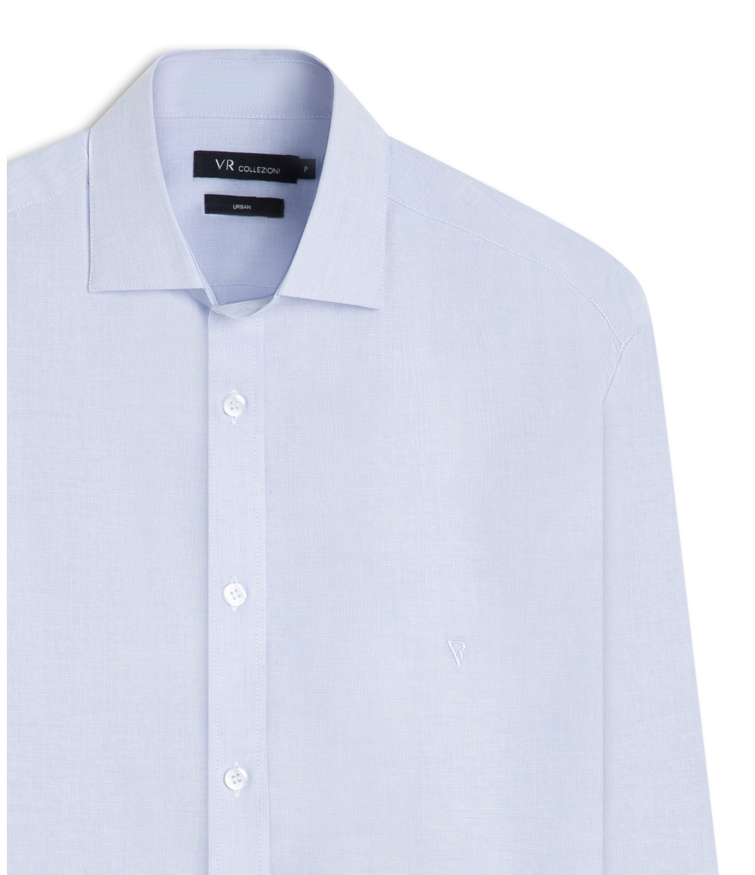 Camisa Fil a Fil Garda Classic Azul Claro
