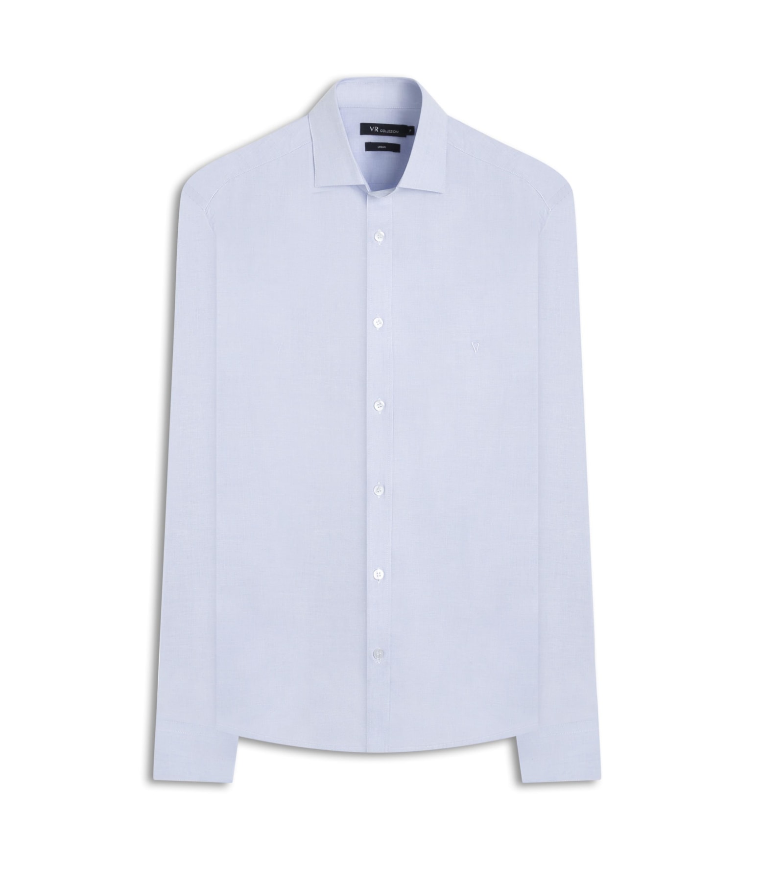 Camisa Fil a Fil Garda Classic Azul Claro