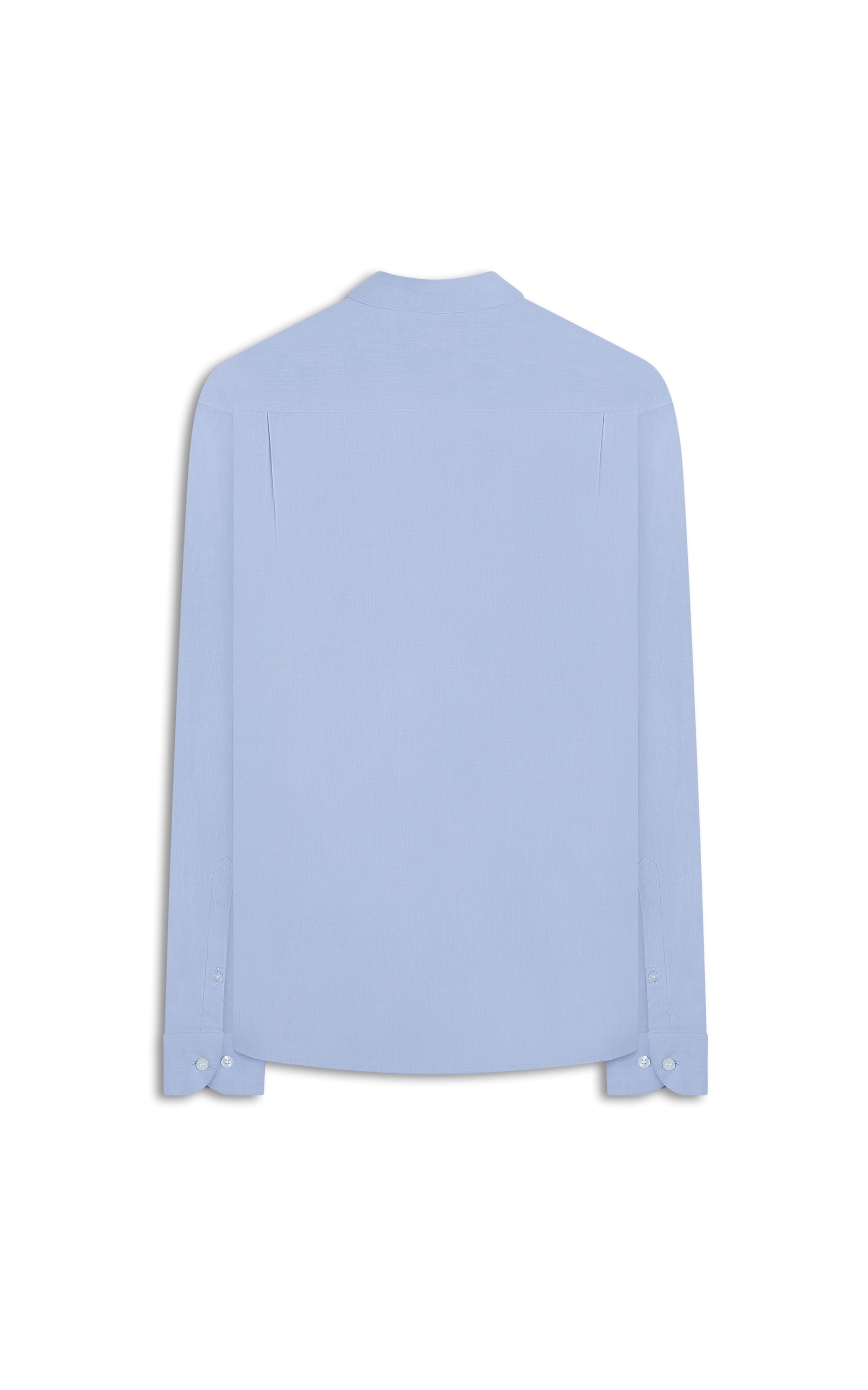 Camisa Fil a Fil Garda Classic Azul Seco