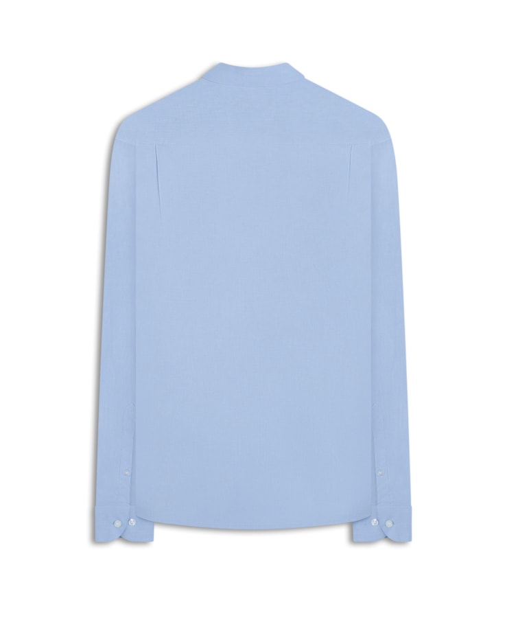 Camisa Fil a Fil Garda Classic Azul Seco